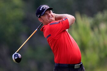PONTE VEDRA BEACH, FL - MAY 13:  J.B. Holmes hits his tee shot on the 14th hole during the second round of THE PLAYERS Championship held at THE PLAYERS Stadium course at TPC Sawgrass on May 13, 2011 in Ponte Vedra Beach, Florida.  (Photo by Sam Greenwood/