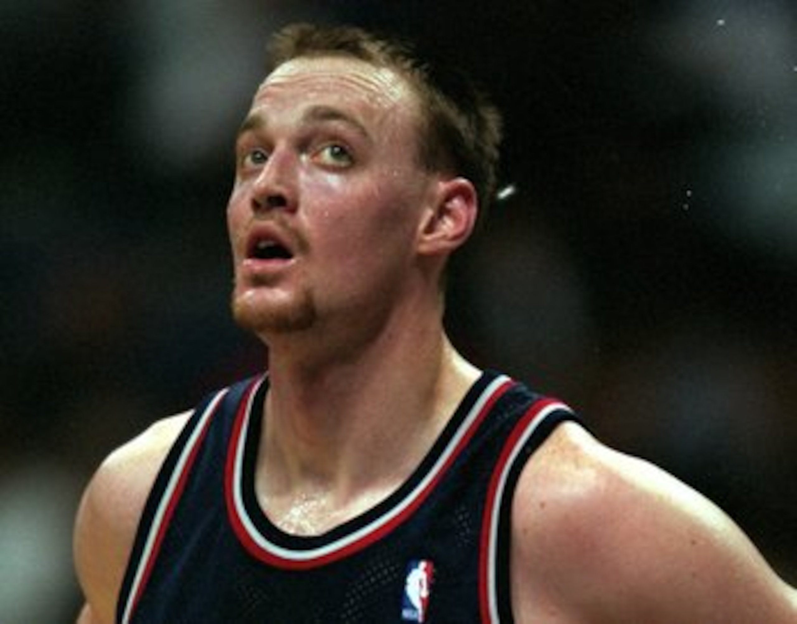 22 Oct 1999: Keith Van Horn #44 of the New Jersey Nets looks on during a Pre- Season game against the Philadelphia 76ers at the Kiel Center in St. Louis, Missouri. The Nets defeated the 76ers 122-101.