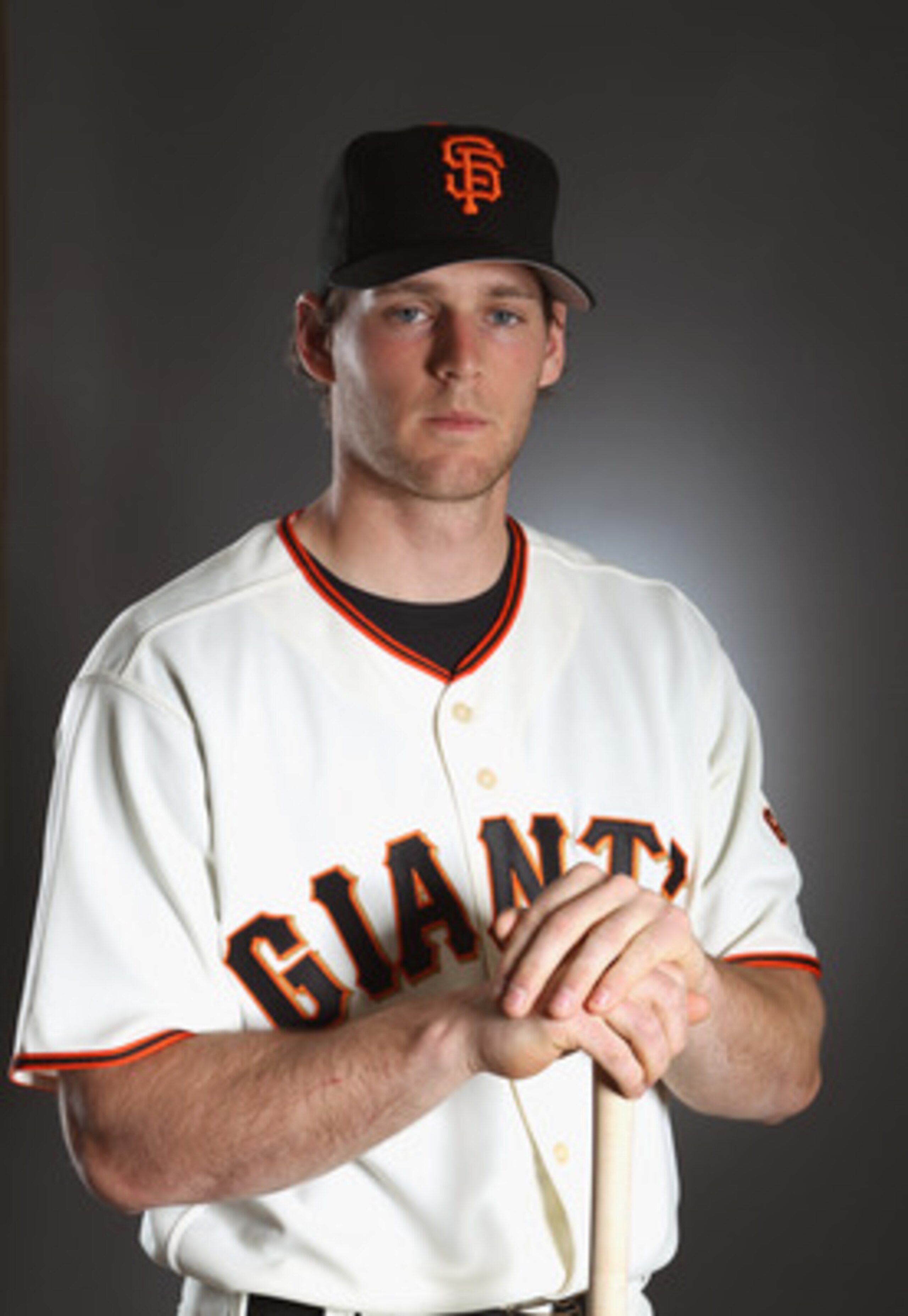 SCOTTSDALE, AZ - FEBRUARY 23:  Conor Gillaspie #50 of the San Francisco Giants poses for a portrait during media photo day at Scottsdale Stadium on February 23, 2011 in Scottsdale, Arizona.  (Photo by Ezra Shaw/Getty Images)