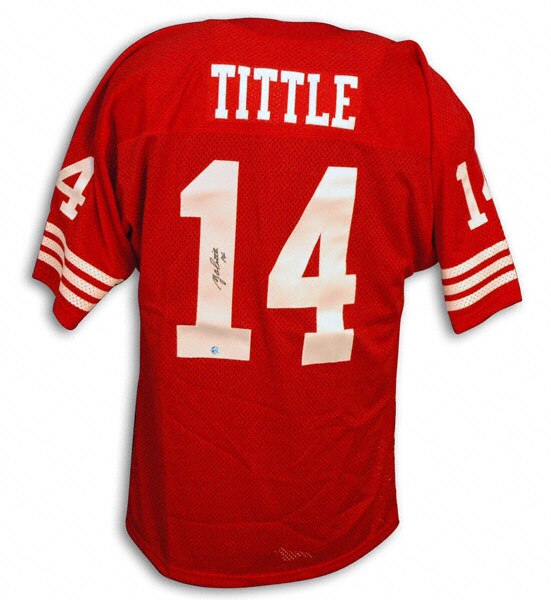 Y.A. Tittle is a Hall of Fame 49er