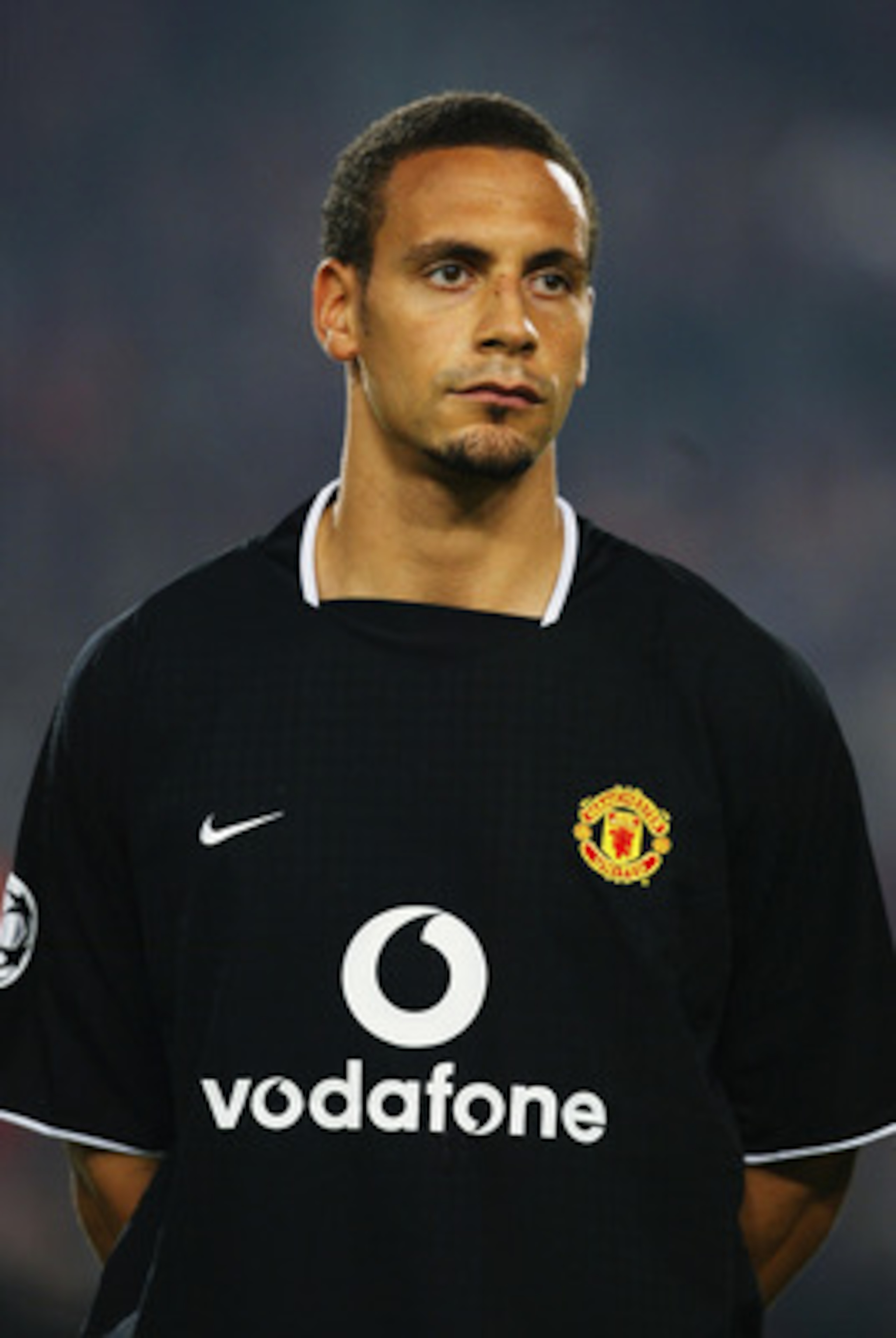 STUTTGART - OCTOBER 1:  Portrait of Rio Ferdinand of Manchester United taken before the UEFA Champions League Group E match between VfB Stuttgart and Manchester United held on October 1, 2003 at the Gottlieb-Daimler Stadion, in Stuttgart, Germany. VfB Stu