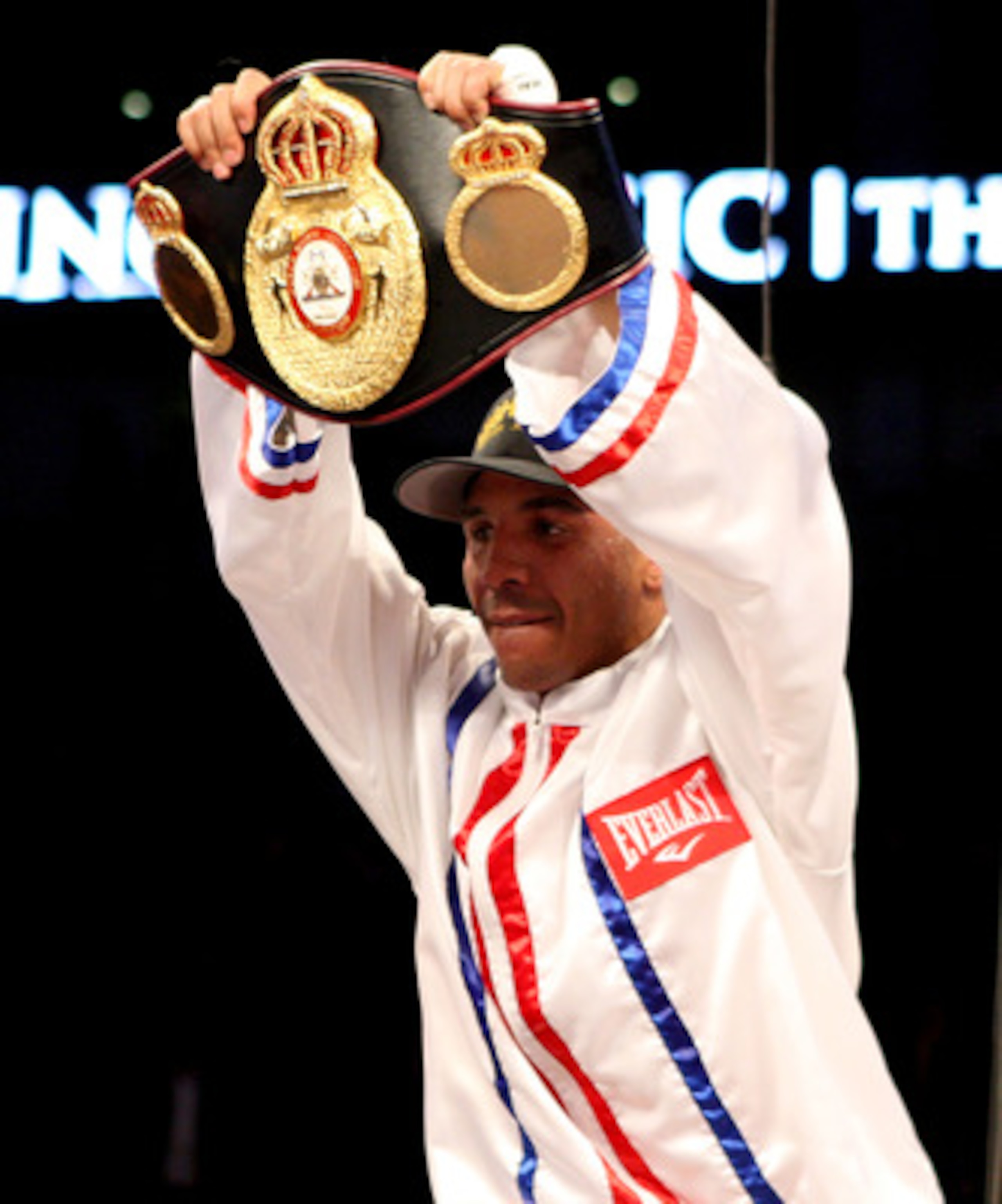 OAKLAND, CA - NOVEMBER 21:  Andre Ward celebrates after defeating Mikkel Kessler of Denmark during their WBA Super Middleweight Championship Bout at the Oakland-Alameda County Coliseum on November 21, 2009 in Oakland, California.  (Photo by Jed Jacobsohn/