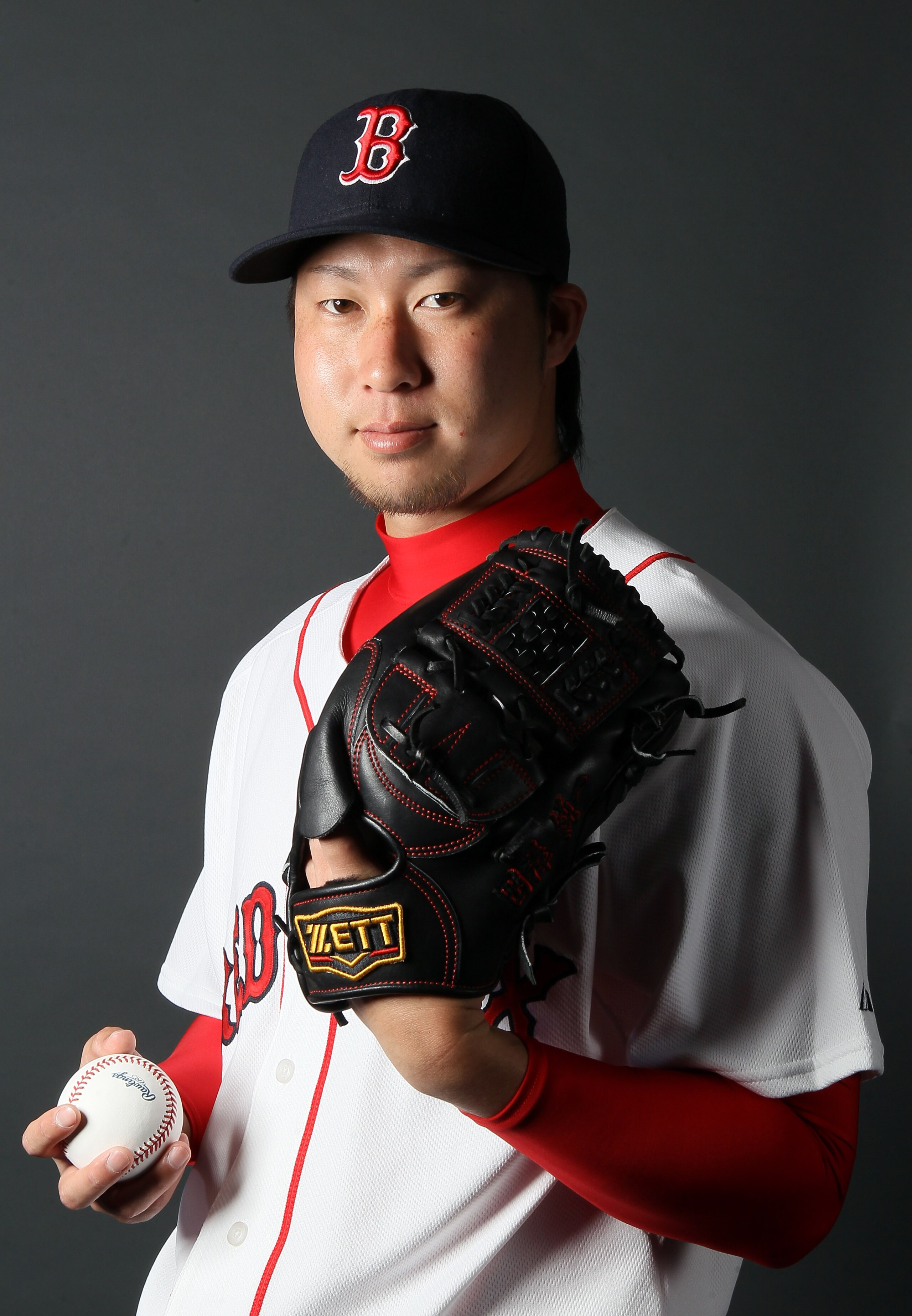 FT. MYERS, FL - FEBRUARY 20:  Junichi Tazawa #63 of the Boston Red Sox poses for a portrait during the Boston Red Sox Photo Day on February 20, 2011 at the Boston Red Sox Player Development Complex in Ft. Myers, Florida  (Photo by Elsa/Getty Images)