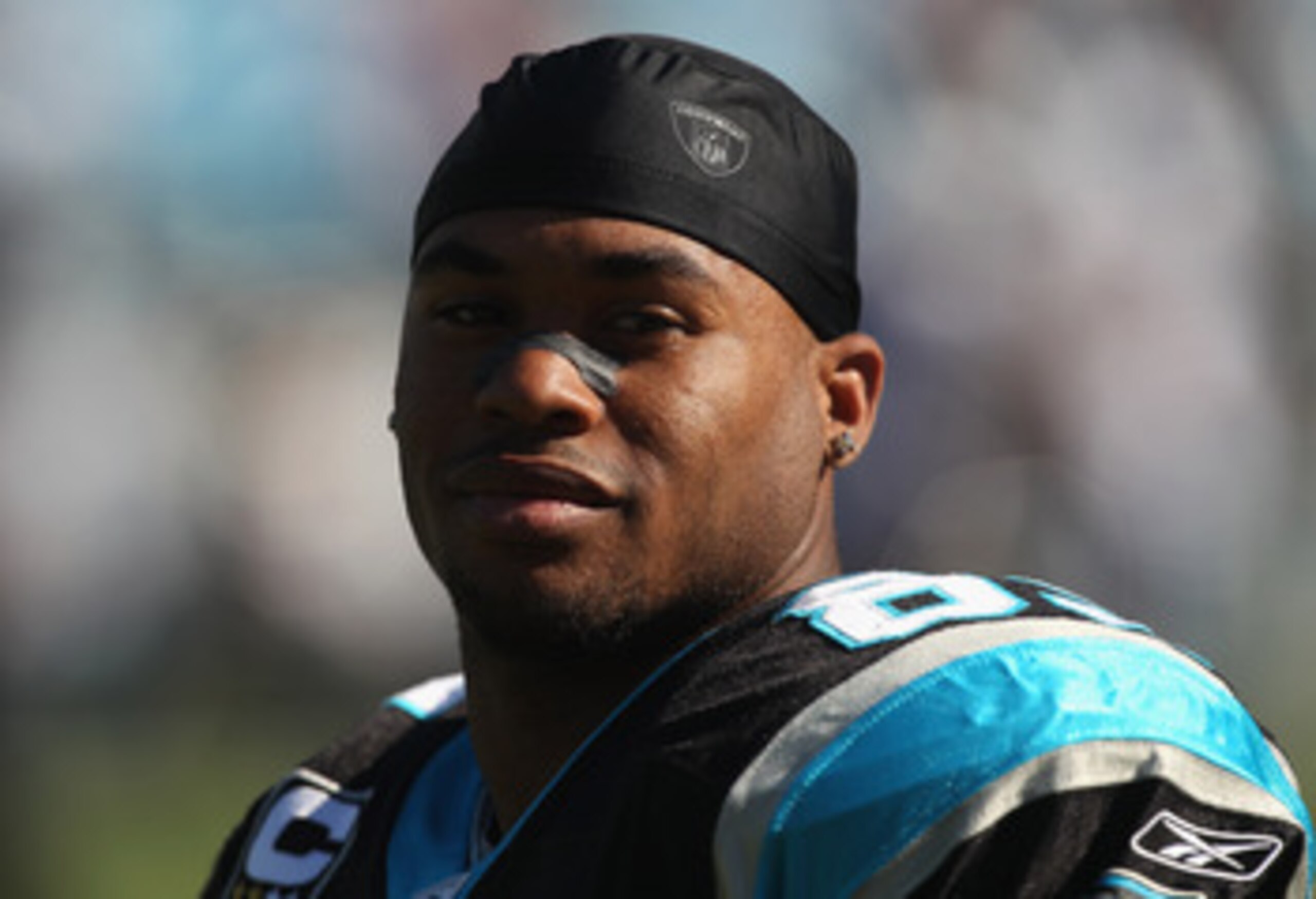CHARLOTTE, NC - NOVEMBER 21:  Steve Smith #89 of the Carolina Panthers against the Baltimore Ravens at Bank of America Stadium on November 21, 2010 in Charlotte, North Carolina.  (Photo by Streeter Lecka/Getty Images)