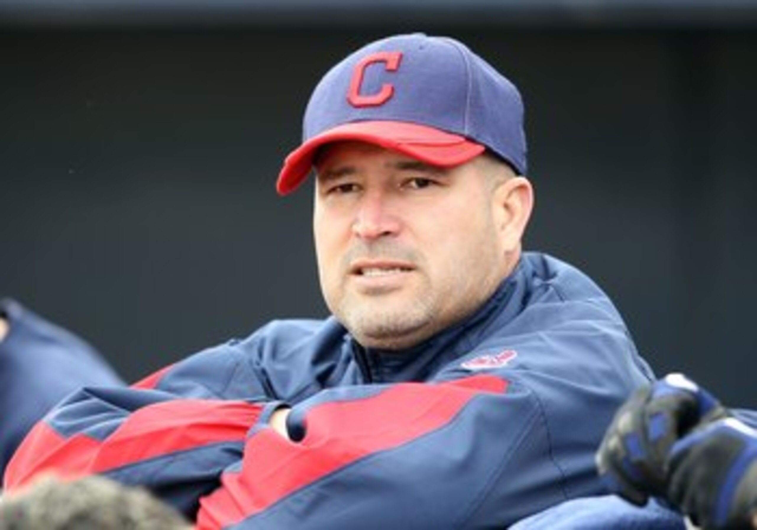 PEORIA, AZ - MARCH 09:  Manager Manny Acta of the Cleveland Indians during the MLB spring training game against the Seattle Mariners at Peoria Stadium on March 9, 2010 in Peoria, Arizona. The Indians defeated the Mariners 6-4.  (Photo by Christian Peterse