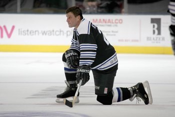 TORONTO, ON - NOVEMBER 08:  Peter Stastny #26 skates at the Hockey Hall of Fame Legends Game at the Air Canada Centre on November 8, 2009 in Toronto, Canada.  (Photo by Bruce Bennett/Getty Images)