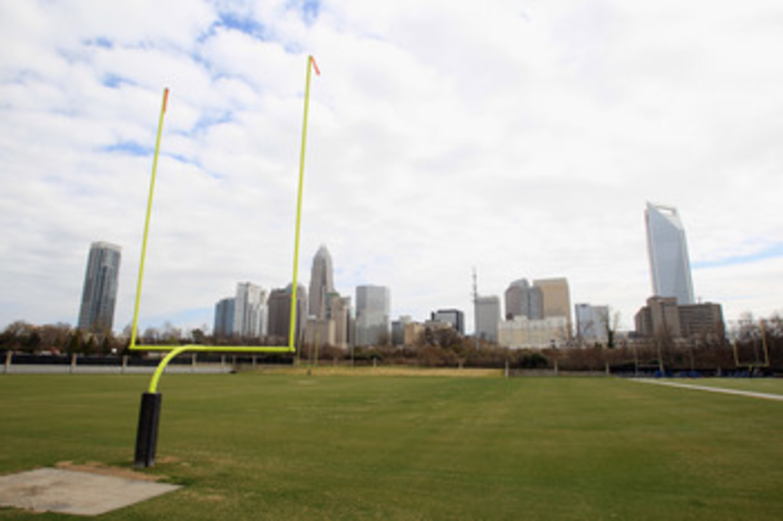 CHARLOTTE, NC - MARCH 04:  A general view of the Carolina Panthers practice facility outside Bank of America Stadium as the NFL lockout looms on March 4, 2011 in Charlotte, North Carolina.  (Photo by Streeter Lecka/Getty Images)