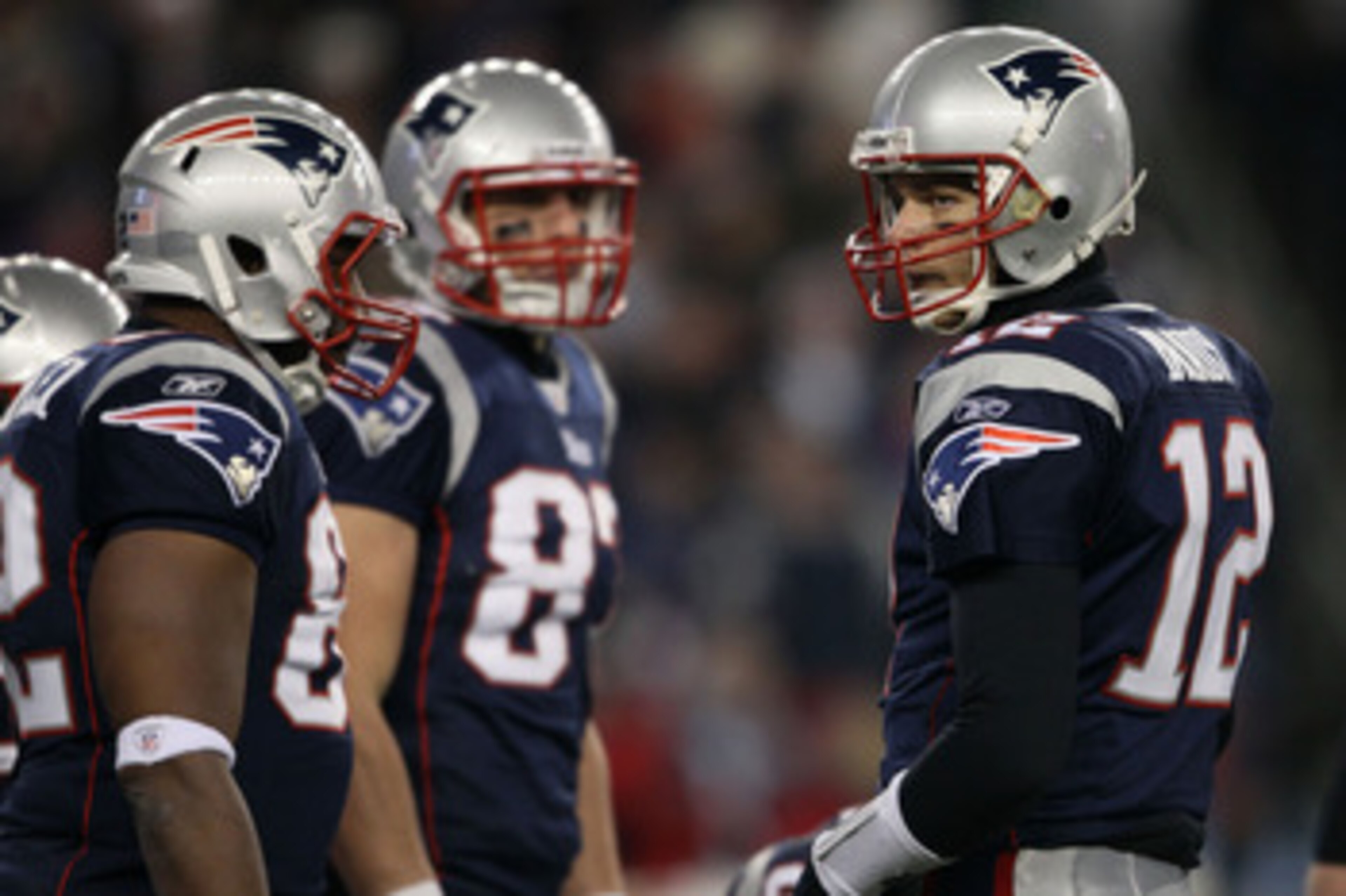FOXBORO, MA - JANUARY 16: Quarterback Tom Brady #12 of the New England Patriots stands on the field during their 2011 AFC divisional playoff game against the New York Jets at Gillette Stadium on January 16, 2011 in Foxboro, Massachusetts. (Photo by Elsa FOXBORO, MA - JANUARY 16: Quarterback Tom Brady #12 of the New England Patriots stands on the field during their 2011 AFC divisional playoff game against the New York Jets at Gillette Stadium on January 16, 2011 in Foxboro, Massachusetts. (Photo by Elsa