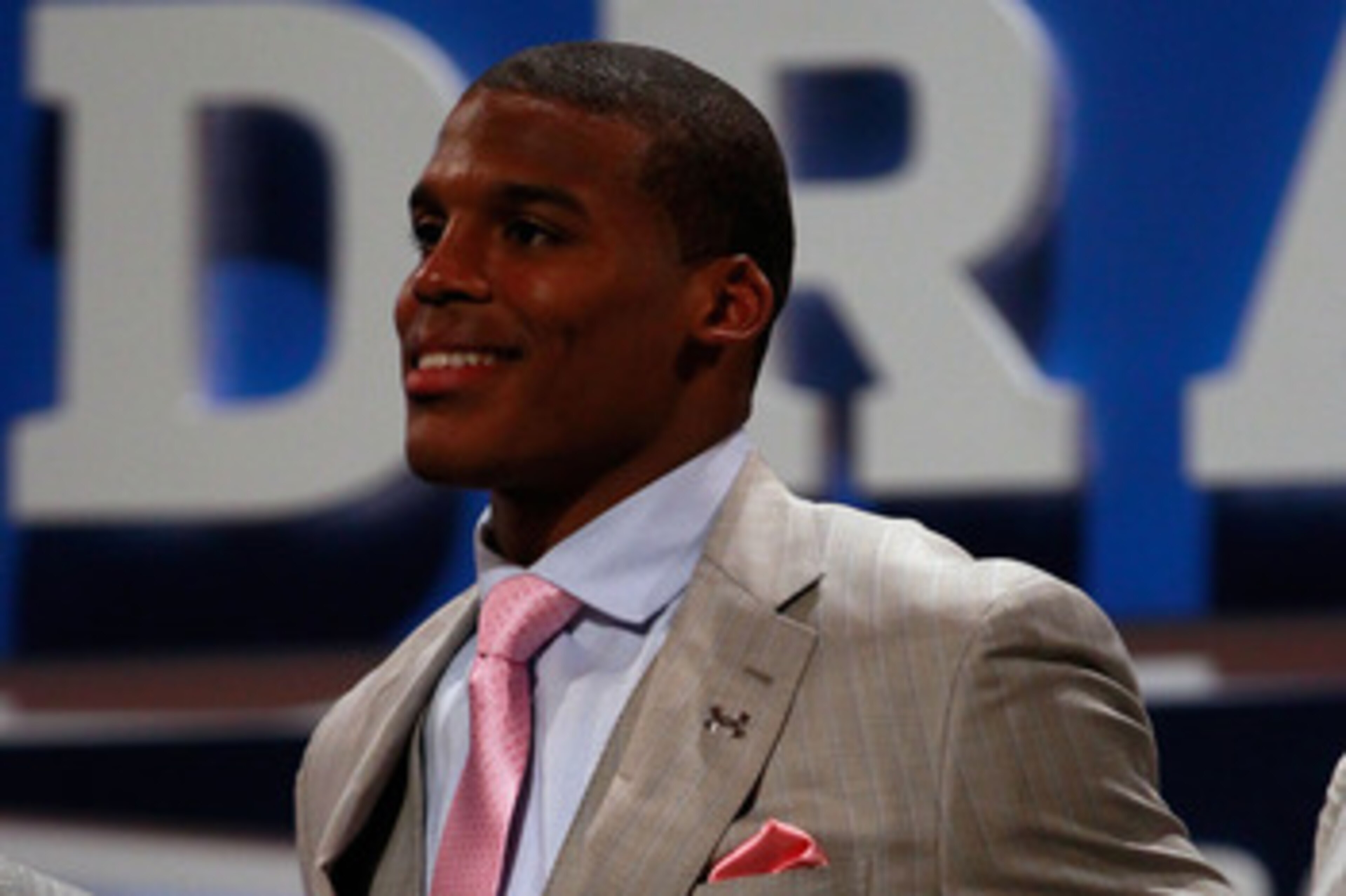 NEW YORK, NY - APRIL 28: Draft prospect Cam Newton looks on during the 2011 NFL Draft at Radio City Music Hall on April 28, 2011 in New York City. Newton was selected #1 overall by the Carolina Panthers. (Photo by Chris Trotman/Getty Images) NEW YORK, NY - APRIL 28: Draft prospect Cam Newton looks on during the 2011 NFL Draft at Radio City Music Hall on April 28, 2011 in New York City. Newton was selected #1 overall by the Carolina Panthers. (Photo by Chris Trotman/Getty Images)