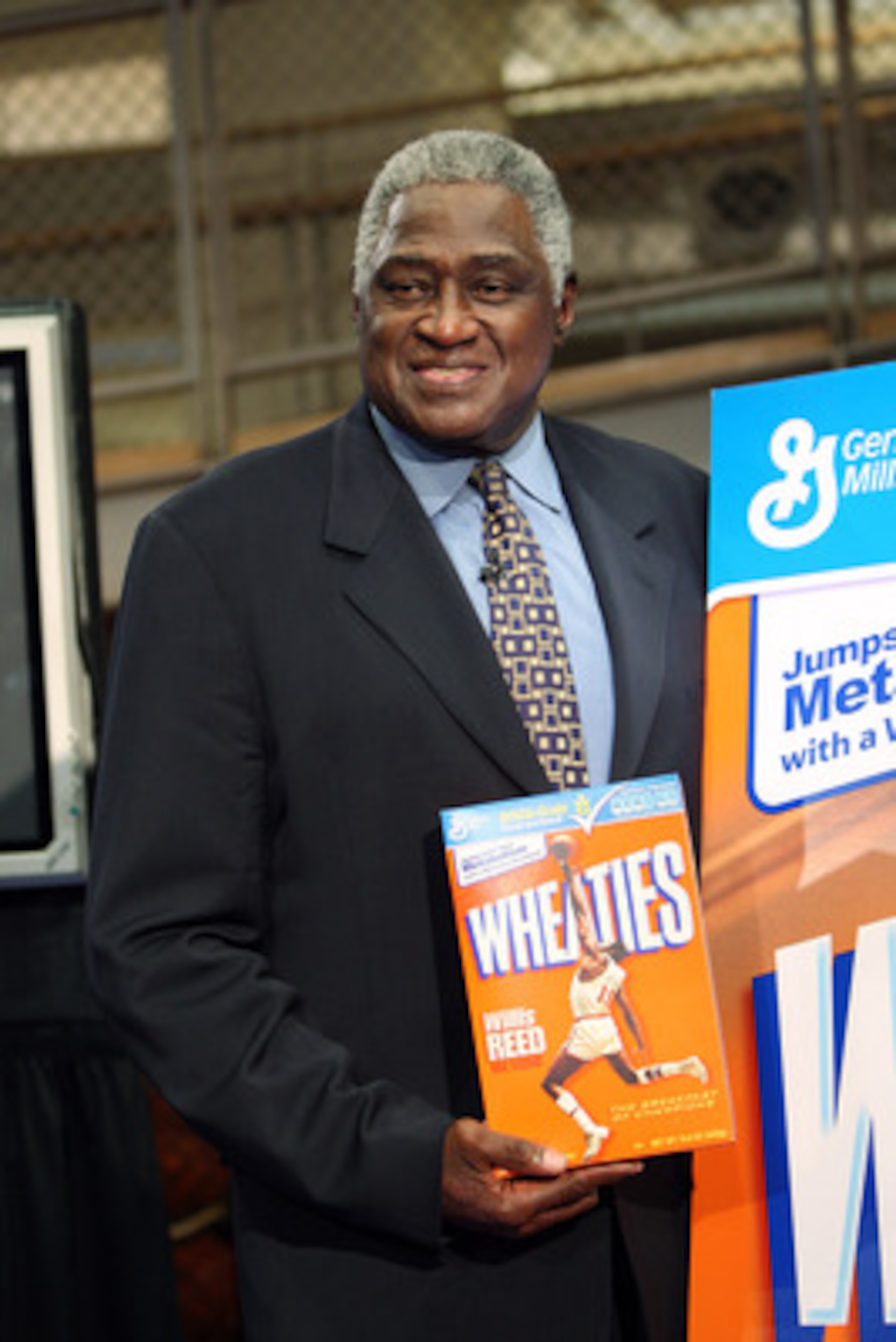 NEW YORK - FEBRUARY 04:  NBA legend Willis Reed poses with his Wheaties box during the unveiling of the special-edition Wheaties box at the NBA Store on February 4, 2009 in New York City.  (Photo by Scott Gries/Getty Images)