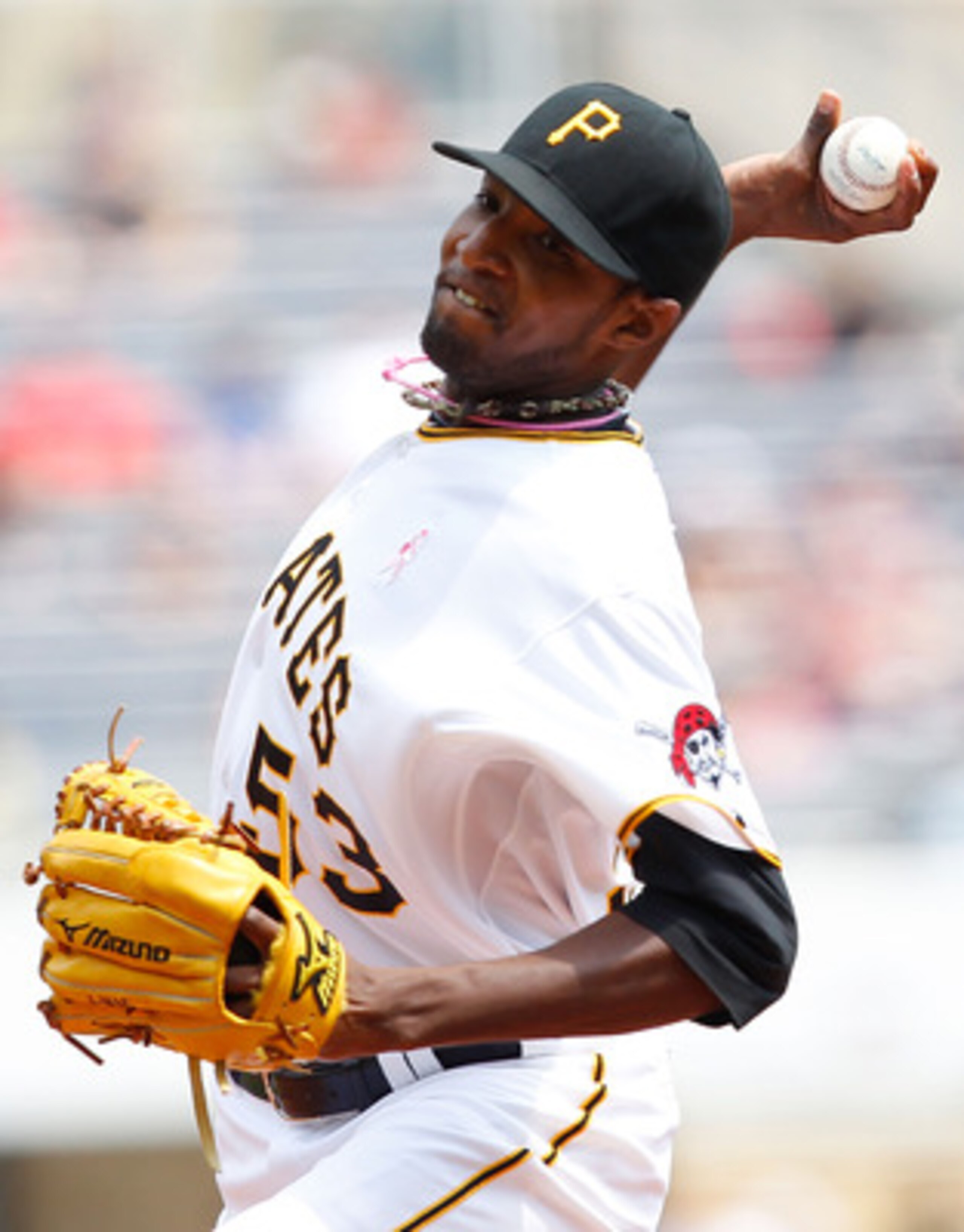 PITTSBURGH - MAY 08:  James McDonald #53 of the Pittsburgh Pirates pitches against the Houston Astros during the game on May 8, 2011 at PNC Park in Pittsburgh, Pennsylvania.  (Photo by Jared Wickerham/Getty Images)