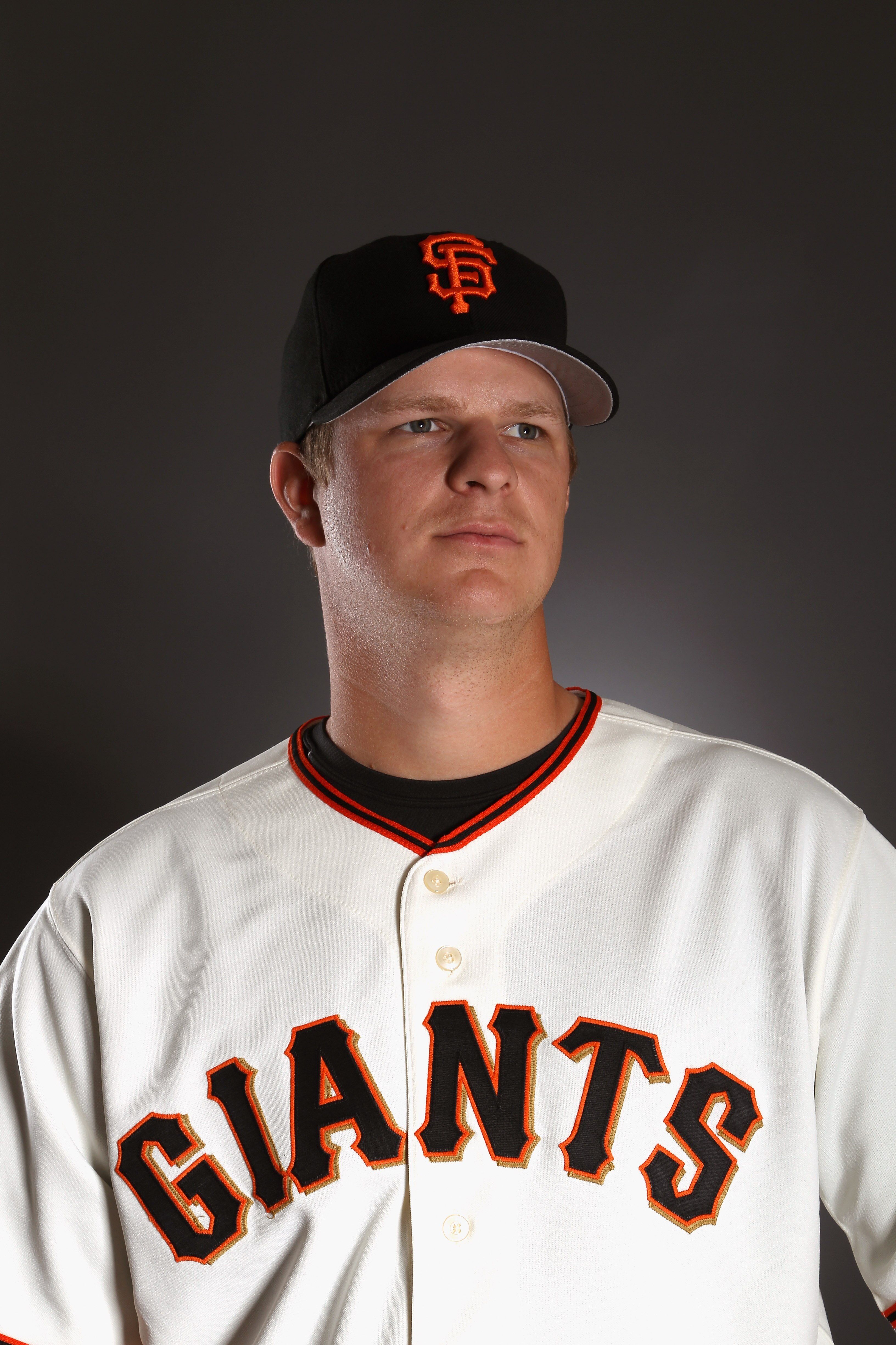 SCOTTSDALE, AZ - FEBRUARY 23:  SCOTTSDALE, AZ - FEBRUARY Matt Cain #18of the San Francisco Giants poses for a portrait during media photo day at Scottsdale Stadium on February 23, 2011 in Scottsdale, Arizona.  (Photo by Ezra Shaw/Getty Images)
