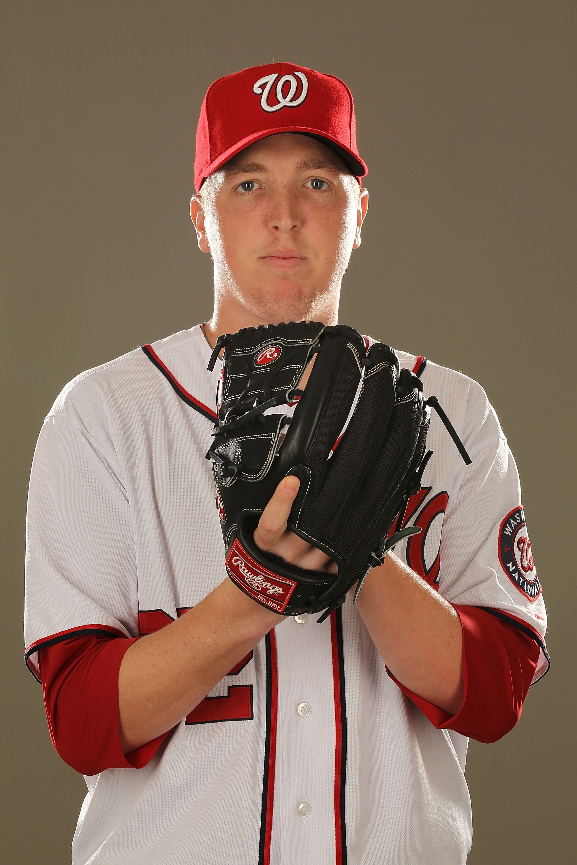 VIERA, FL - FEBRUARY 25:  Tom Gorzelanny #32 of the Washington Nationals poses for a portrait during Spring Training Photo Day at Space Coast Stadium on February 25, 2011 in Viera, Florida.  (Photo by Al Bello/Getty Images)