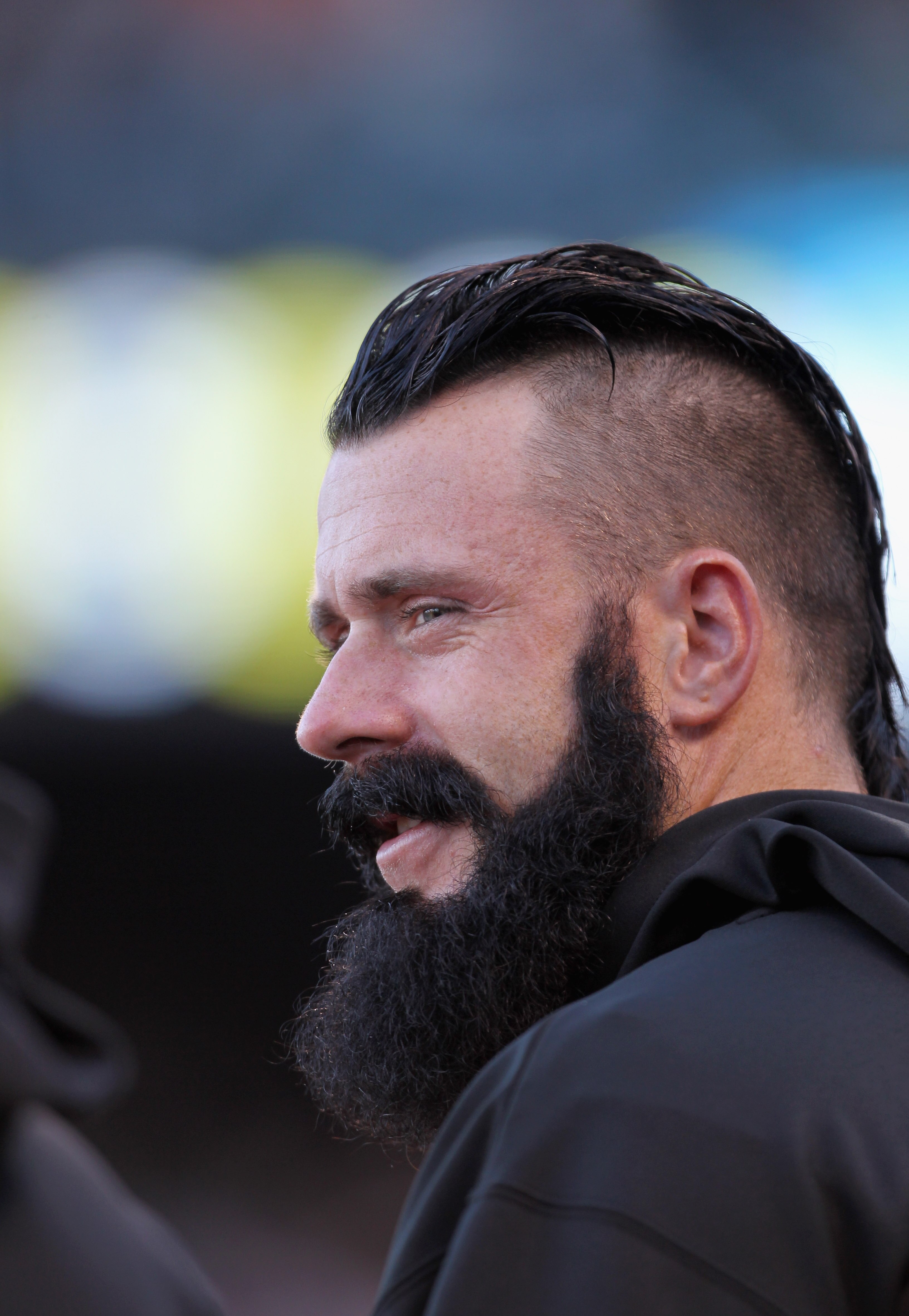 SAN FRANCISCO, CA - MAY 11:  Brian Wilson #38 of the San Francisco Giants stands in the dugout before their game against the Arizona Diamondbacks at AT&T Park on May 11, 2011 in San Francisco, California.  (Photo by Ezra Shaw/Getty Images)