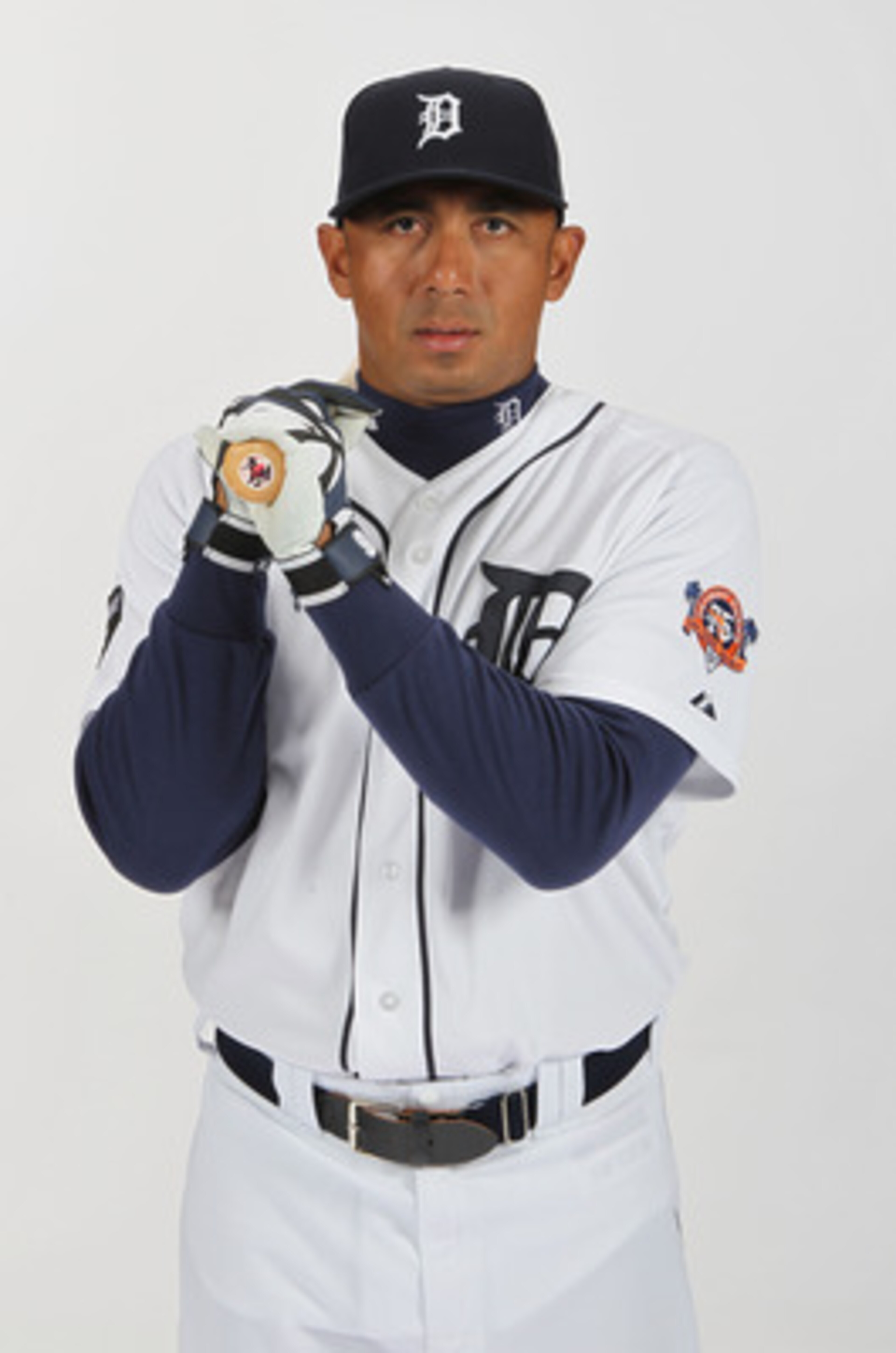 LAKELAND, FL - FEBRUARY 21:  Carlos Guillen #9 of the Detroit Tigers poses for a portrait during Photo Day on February 21, 2011 at Joker Marchant Stadium in Lakeland, Florida.  (Photo by Nick Laham/Getty Images)