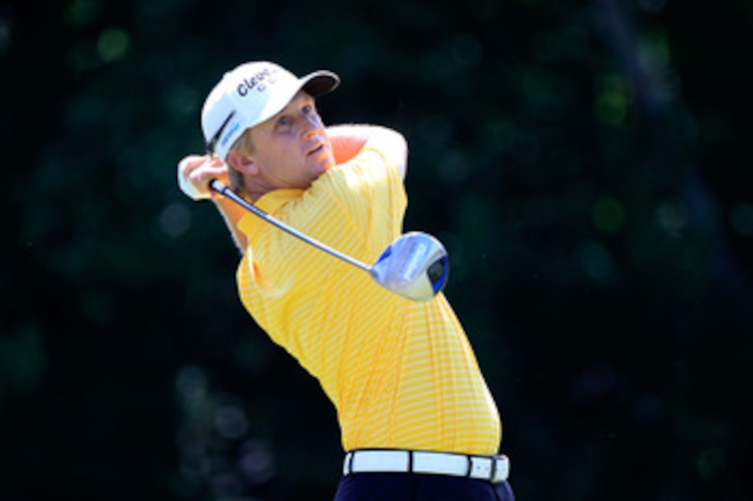 PONTE VEDRA BEACH, FL - MAY 15:  David Toms hits his tee shot on the seventh hole during the final round of THE PLAYERS Championship held at THE PLAYERS Stadium course at TPC Sawgrass on May 15, 2011 in Ponte Vedra Beach, Florida.  (Photo by Sam Greenwood