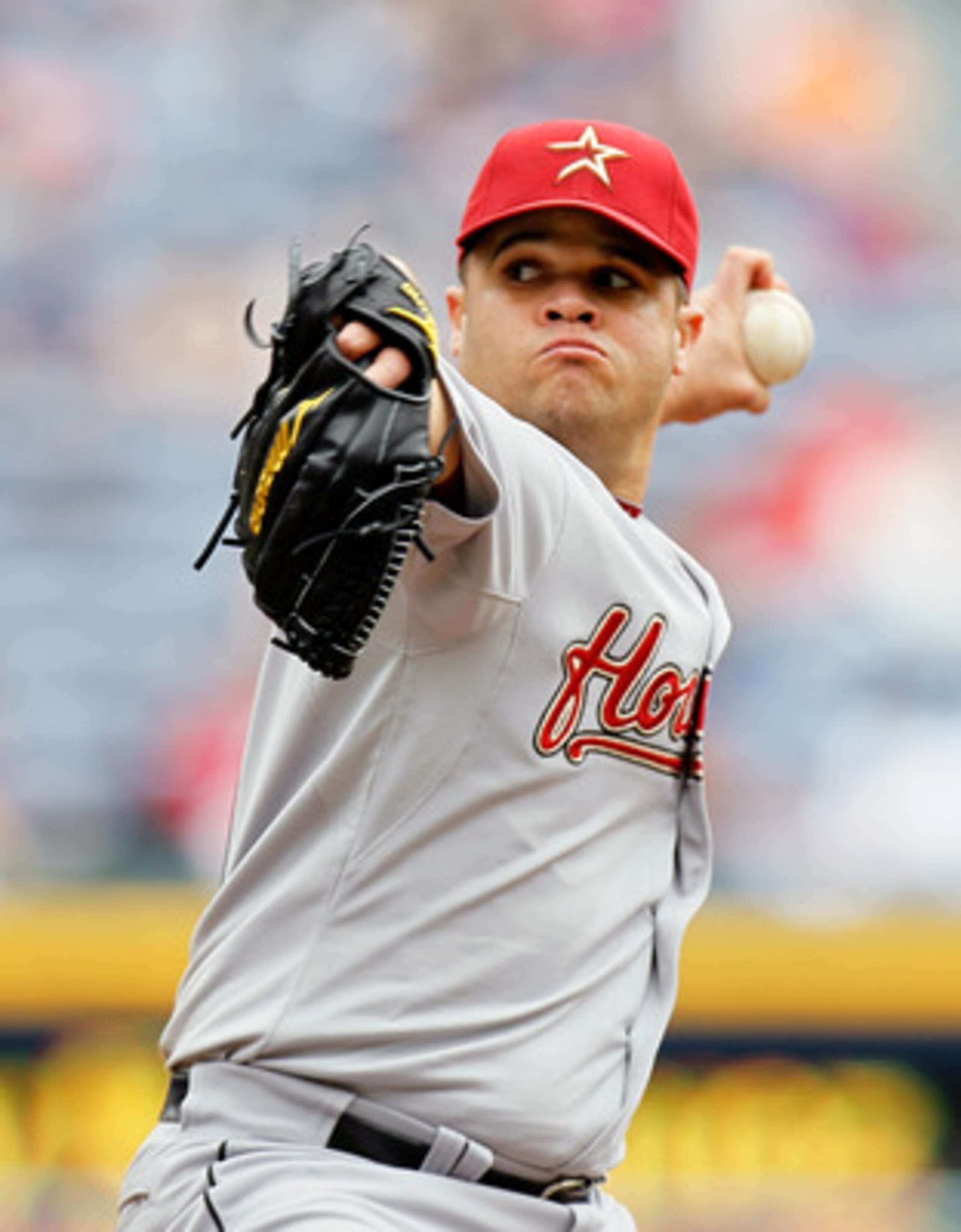 ATLANTA, GA - MAY 17:  Wandy Rodriguez #51 of the Houston Astros pitches to the Atlanta Braves at Turner Field on May 17, 2011 in Atlanta, Georgia.  (Photo by Kevin C. Cox/Getty Images)