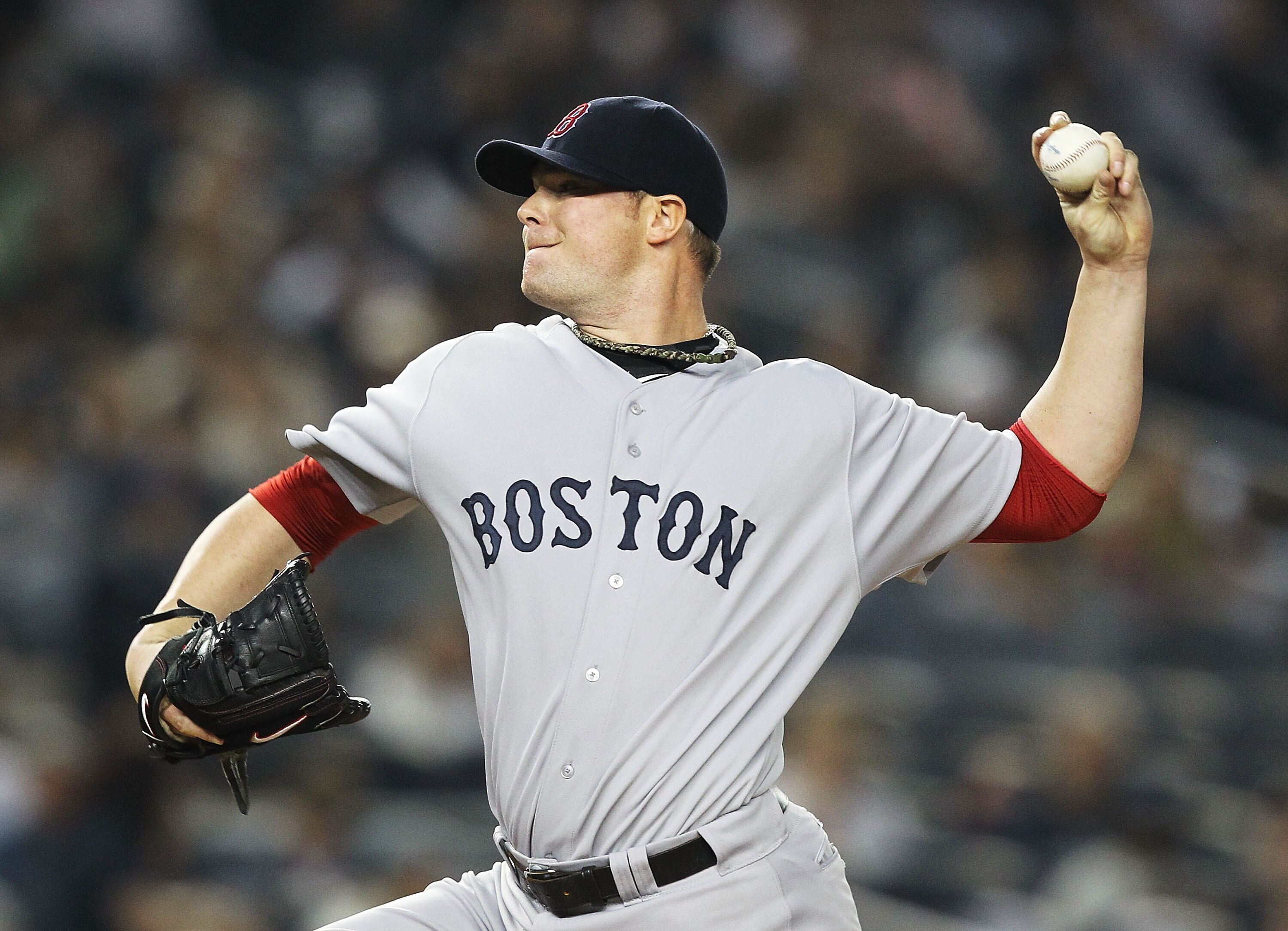 NEW YORK, NY - MAY 15: Jon Lester #31 of the Boston Red Sox pitches against the New York Yankees during their game on May 15, 2011 at Yankee Stadium in the Bronx borough of New York City. (Photo by Al Bello/Getty Images) NEW YORK, NY - MAY 15: Jon Lester #31 of the Boston Red Sox pitches against the New York Yankees during their game on May 15, 2011 at Yankee Stadium in the Bronx borough of New York City. (Photo by Al Bello/Getty Images)