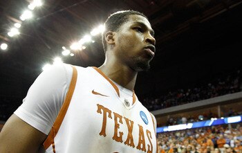 TULSA, OK - MARCH 20:  Tristan Thompson #13 of the Texas Longhorns walks off the court after their 70-69 loss to the Arizona Wildcats in the third round of the 2011 NCAA men's basketball tournament at BOK Center on March 20, 2011 in Tulsa, Oklahoma.  (Pho