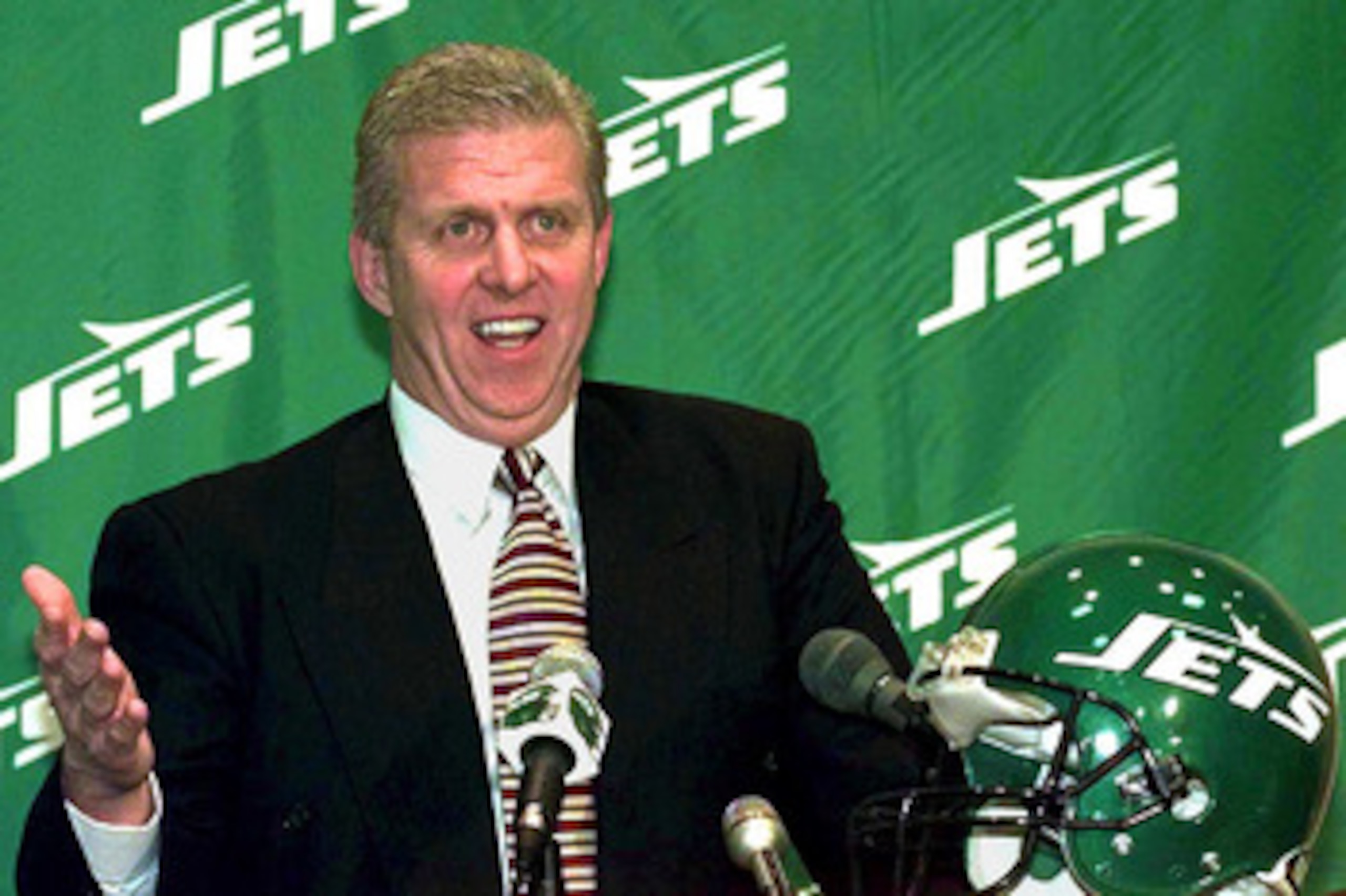 Jets former Head Coach Bill Parcells.