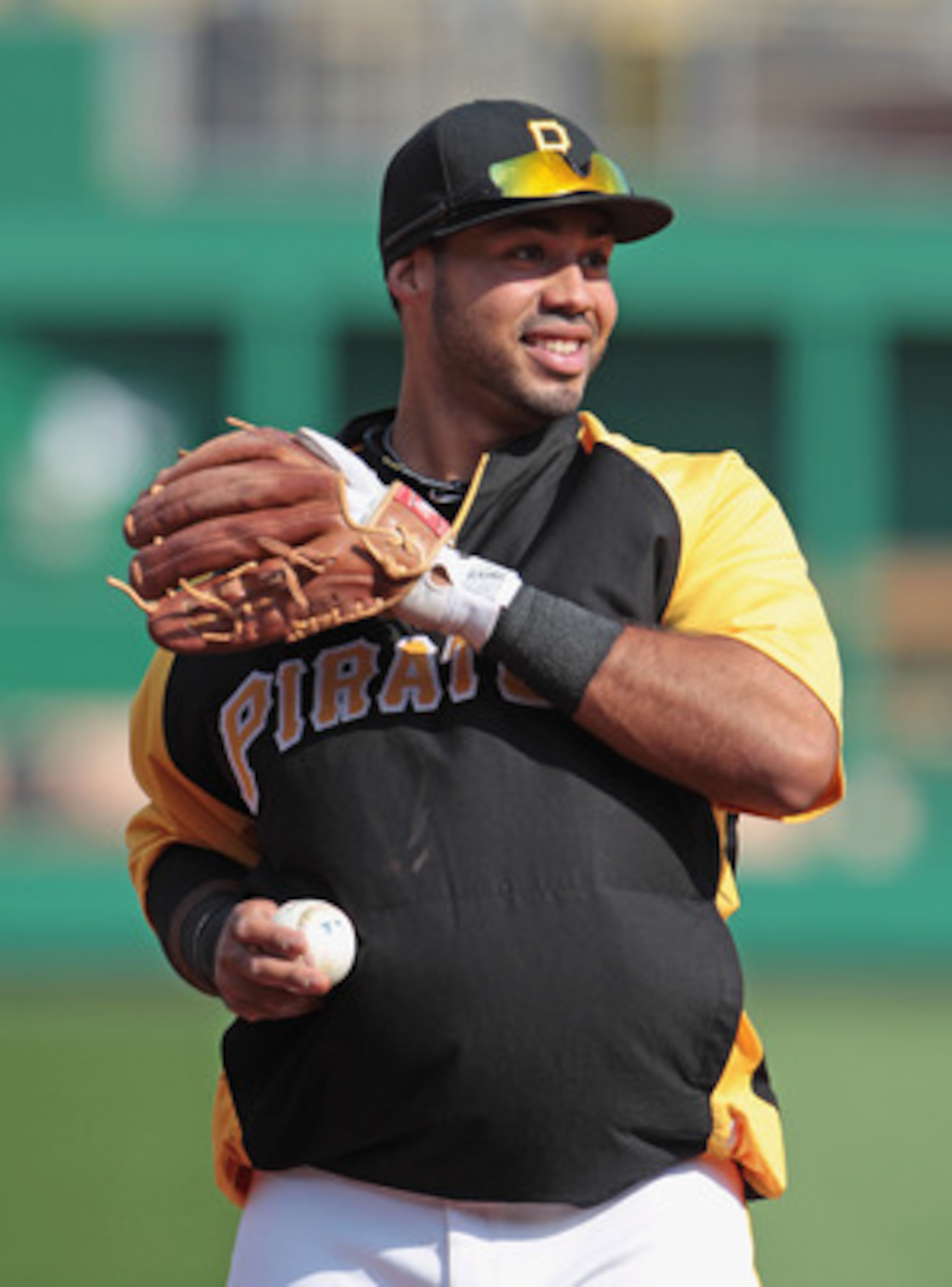 PITTSBURGH, PA - APRIL 14:  Pedro Alvarez #24 of the Pittsburgh Pirates during warmups before the start of their game against the Milwaukee Brewers at PNC Park on April 14, 2011 in Pittsburgh, Pennsylvania.  (Photo by Scott Halleran/Getty Images)
