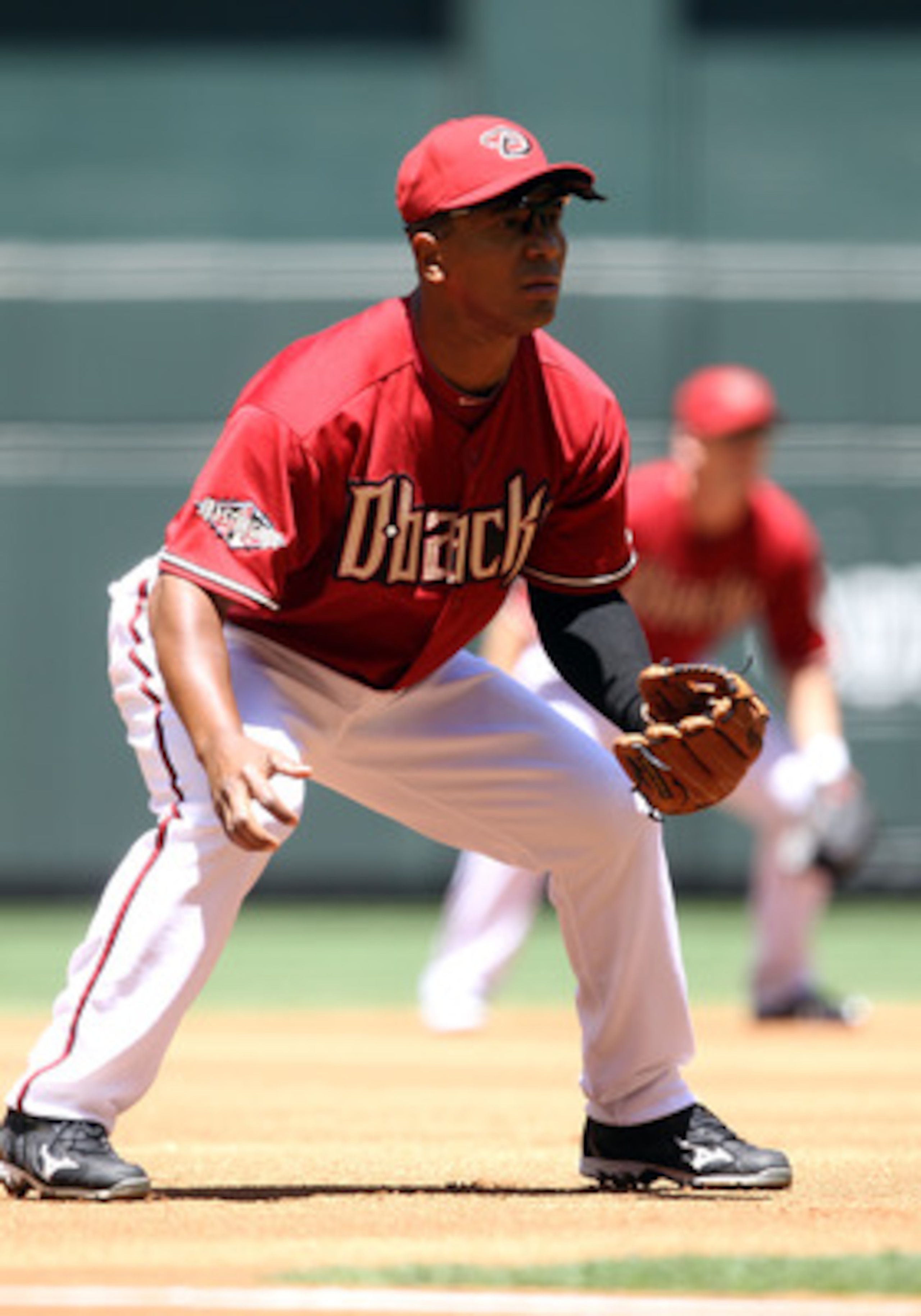PHOENIX, AZ - APRIL 27:  Infielder Melvin Mora #4 of the Arizona Diamondbacks in action during the Major League Baseball game against the Philadelphia Phillies at Chase Field on April 27, 2011 in Phoenix, Arizona.  The Phillies defeated the Diamondbacks 8