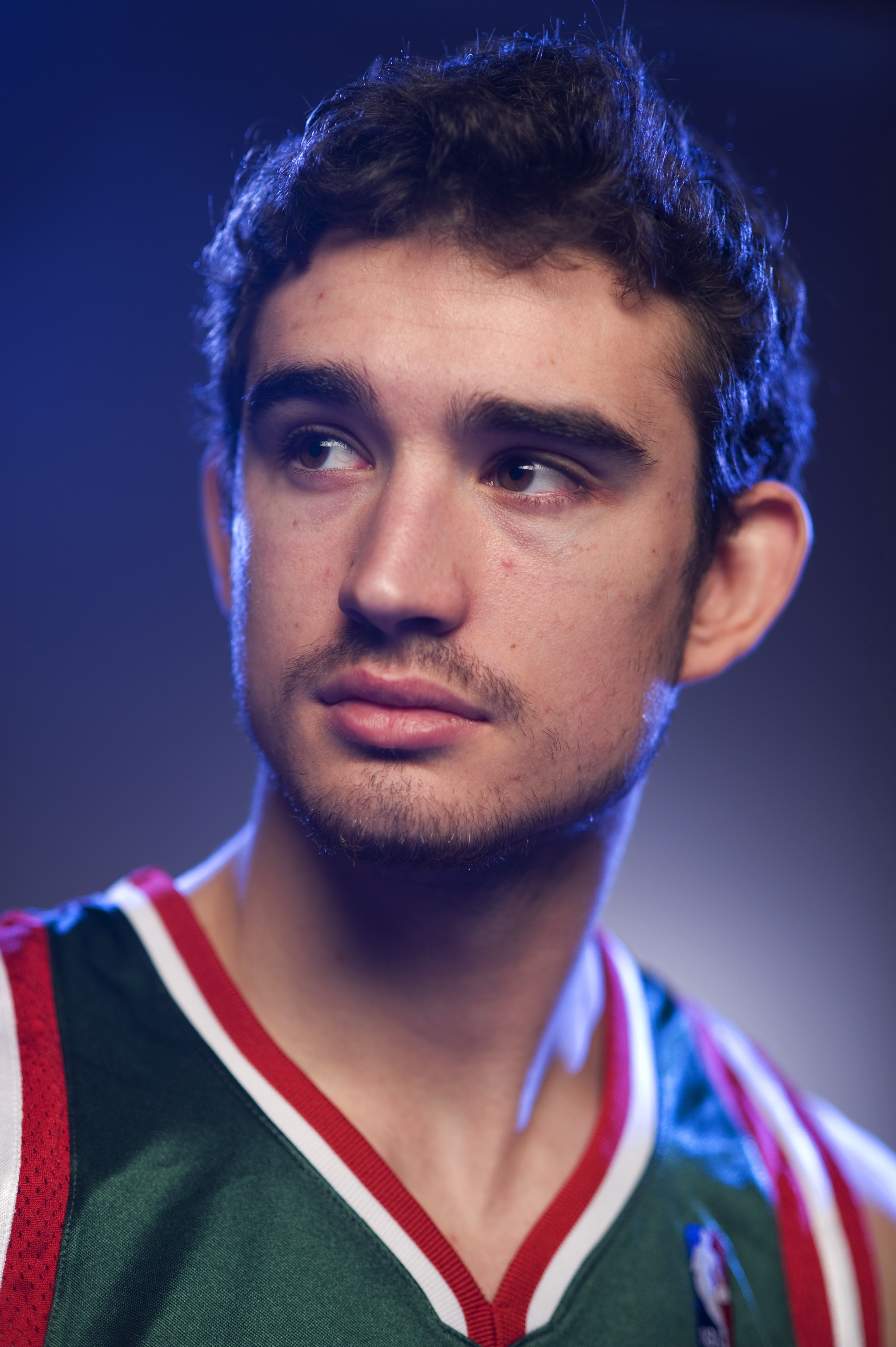 TARRYTOWN, NY - JULY 29:  Joe Alexander of the Milwaukee Bucks poses for a portrait during the 2008 NBA Rookie Photo Shoot on July 29, 2008 at the MSG Training Facility in Tarrytown, New York.  NOTE TO USER: User expressly acknowledges and agrees that, by