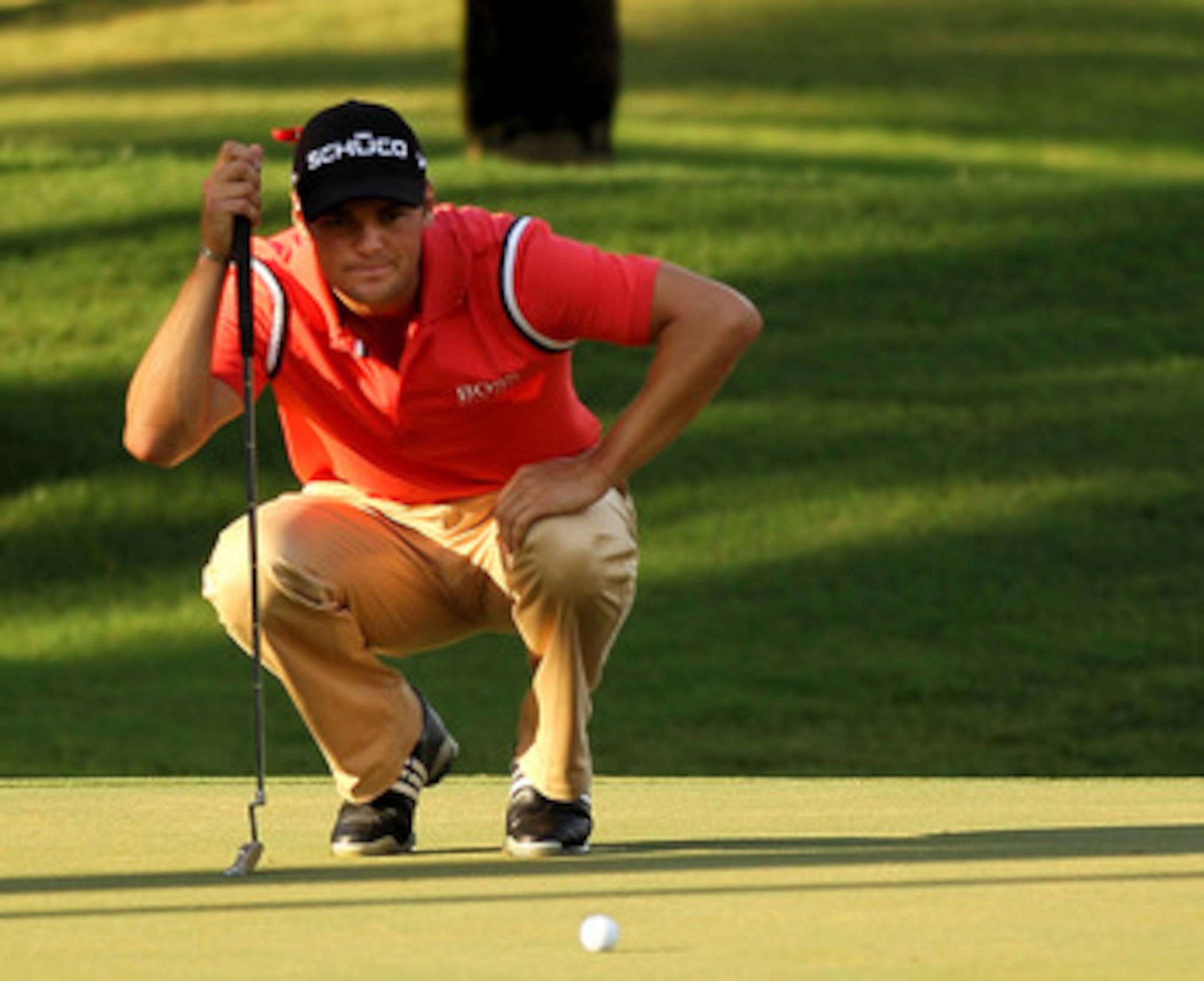 PONTE VEDRA BEACH, FL - MAY 14: Martin Kaymer of Germany lines up a putt on the sixth green during the third round of THE PLAYERS Championship held at THE PLAYERS Stadium course at TPC Sawgrass on May 14, 2011 in Ponte Vedra Beach, Florida. (Photo by Mi PONTE VEDRA BEACH, FL - MAY 14: Martin Kaymer of Germany lines up a putt on the sixth green during the third round of THE PLAYERS Championship held at THE PLAYERS Stadium course at TPC Sawgrass on May 14, 2011 in Ponte Vedra Beach, Florida. (Photo by Mi