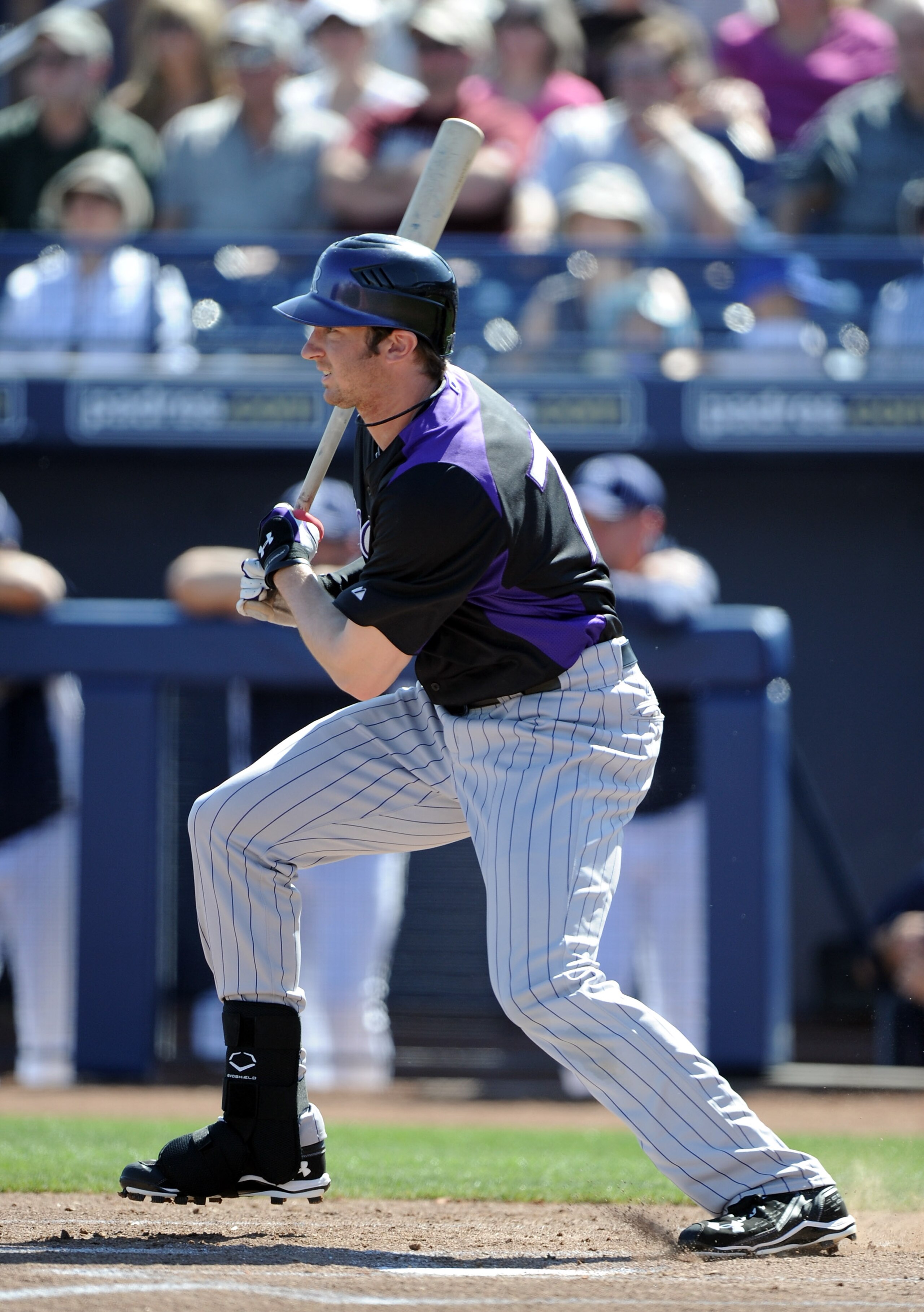 PEORIA, AZ - MARCH 02: Charlie Blackmon #70 of the Colorado Rockies at bat against the San Diego Padres during spring training at Peoria Stadium on March 2, 2011 in Peoria, Arizona. (Photo by Harry How/Getty Images) PEORIA, AZ - MARCH 02: Charlie Blackmon #70 of the Colorado Rockies at bat against the San Diego Padres during spring training at Peoria Stadium on March 2, 2011 in Peoria, Arizona. (Photo by Harry How/Getty Images)