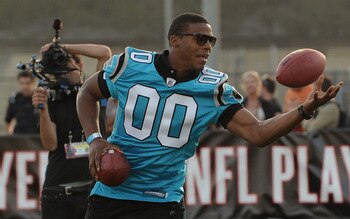 LOS ANGELES, CA - MAY 20:  Cam Newton attends the NFL PLAYERS Premiere League Flag Football Game at UCLA on May 20, 2011 in Los Angeles, California.  (Photo by Noel Vasquez/Getty Images)
