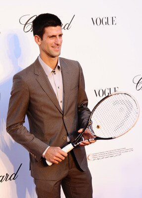 CANNES, FRANCE - MAY 16:  Novak Djokovic attends Fashion For Relief during the 64th Annual Cannes Film Festival on May 16, 2011 in Cannes, France.  (Photo by Ian Gavan/Getty Images)