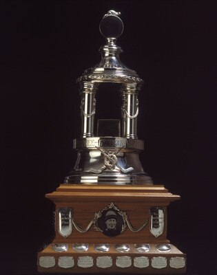 TORONTO - JANUARY 1:  The Vezina Trophy is presented yearly to the Top Goalie in the League by the National Hockey League as pictured on January 01, 2001.  (Photo by Silva Pecota /Getty Images/NHLI)