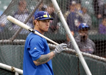 BALTIMORE, MD - APRIL 10:  Josh Hamilton #32 of the Texas Rangers during batting practice before thier game against the Baltimore Orioles at Oriole Park at Camden Yards on April 10, 2011 in Baltimore, Maryland.  (Photo by Rob Carr/Getty Images)