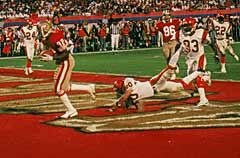 John Taylor Scores The Touchdown To Win Super Bowl XXIII