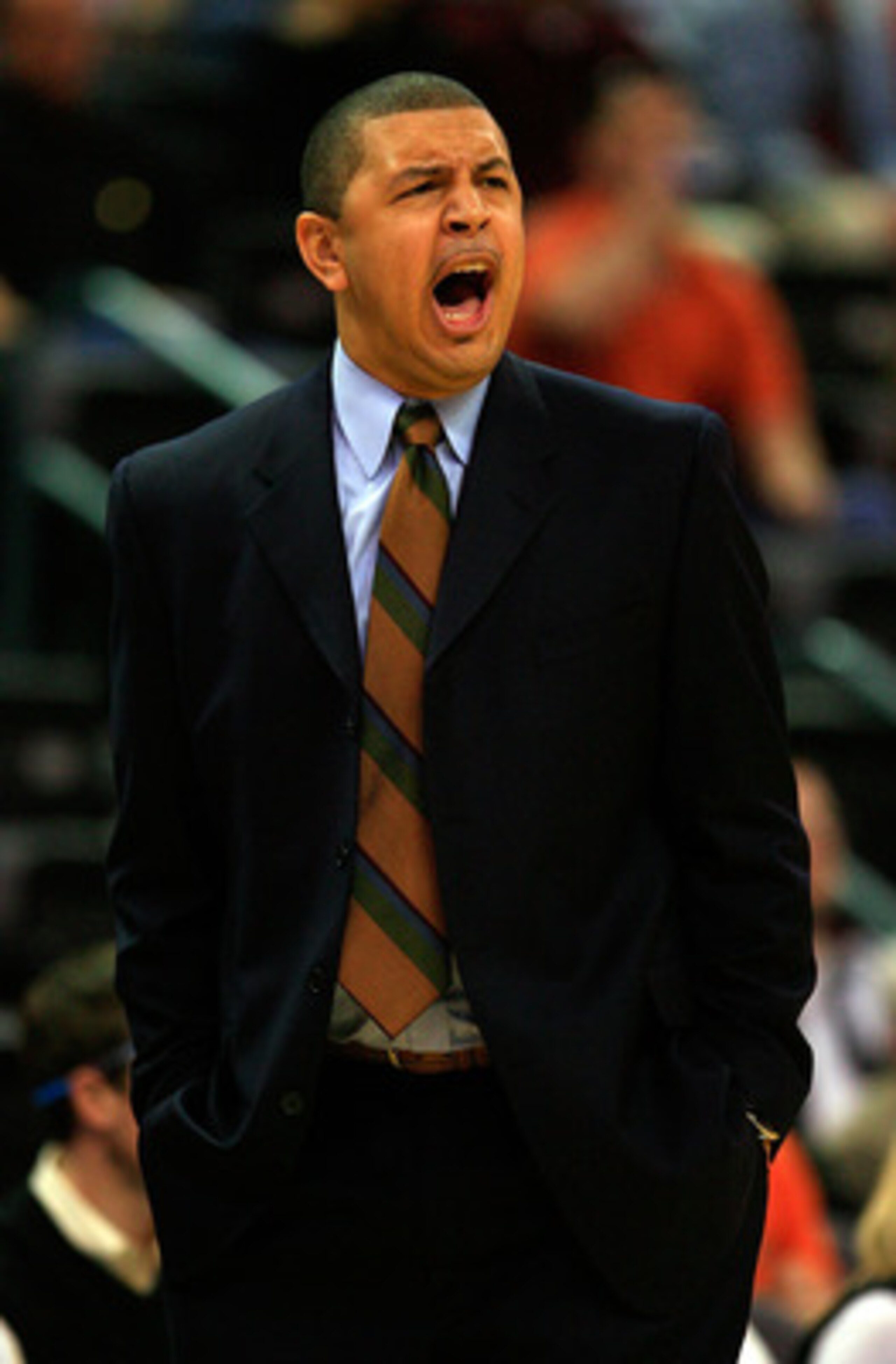 OKLAHOMA CITY - MARCH 08:  Head coach Jeff Capel  of the Oklahoma Sooners instructs his team from the bench during a first round game against the Iowa State Cyclones in the Phillips 66 Big 12 Men's Basketball Championship on March 8, 2007 at the Ford Cent