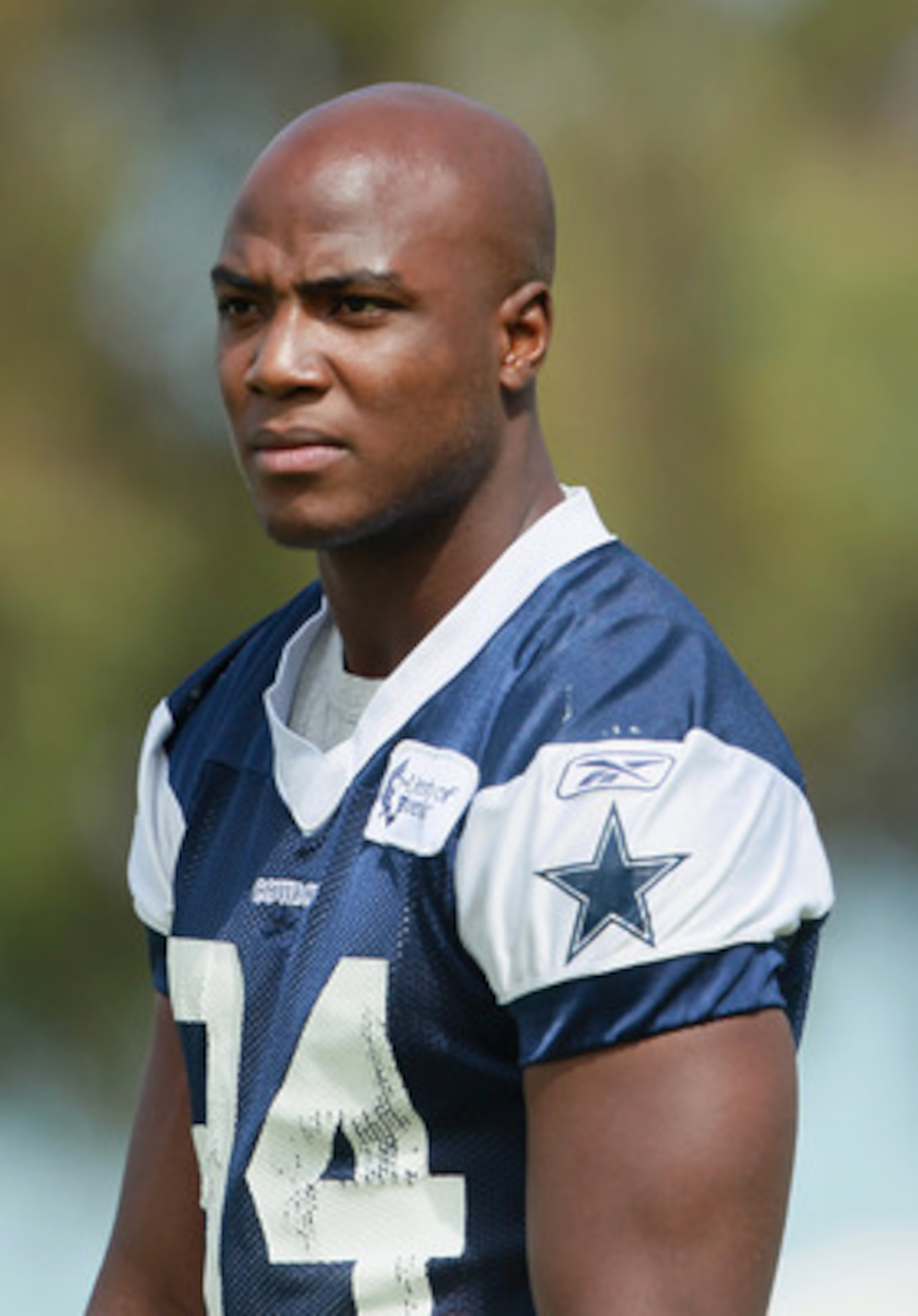 OXNARD, CA - AUGUST 14: Linebacker DeMarcus Ware #94 looks on during Dallas Cowboys Training Camp at the Marriott Residence Inn Oxnard River Ridge on August 14, 2010 in Oxnard, California. (Photo by Jeff Gross/Getty Images) OXNARD, CA - AUGUST 14: Linebacker DeMarcus Ware #94 looks on during Dallas Cowboys Training Camp at the Marriott Residence Inn Oxnard River Ridge on August 14, 2010 in Oxnard, California. (Photo by Jeff Gross/Getty Images)