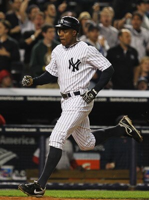 NEW YORK, NY - MAY 15:  Curtis Granderson #14 of the New York Yankees in action against the Boston Red Sox  during their game on May 15, 2011 at Yankee Stadium in the Bronx borough of New York City.  (Photo by Al Bello/Getty Images)