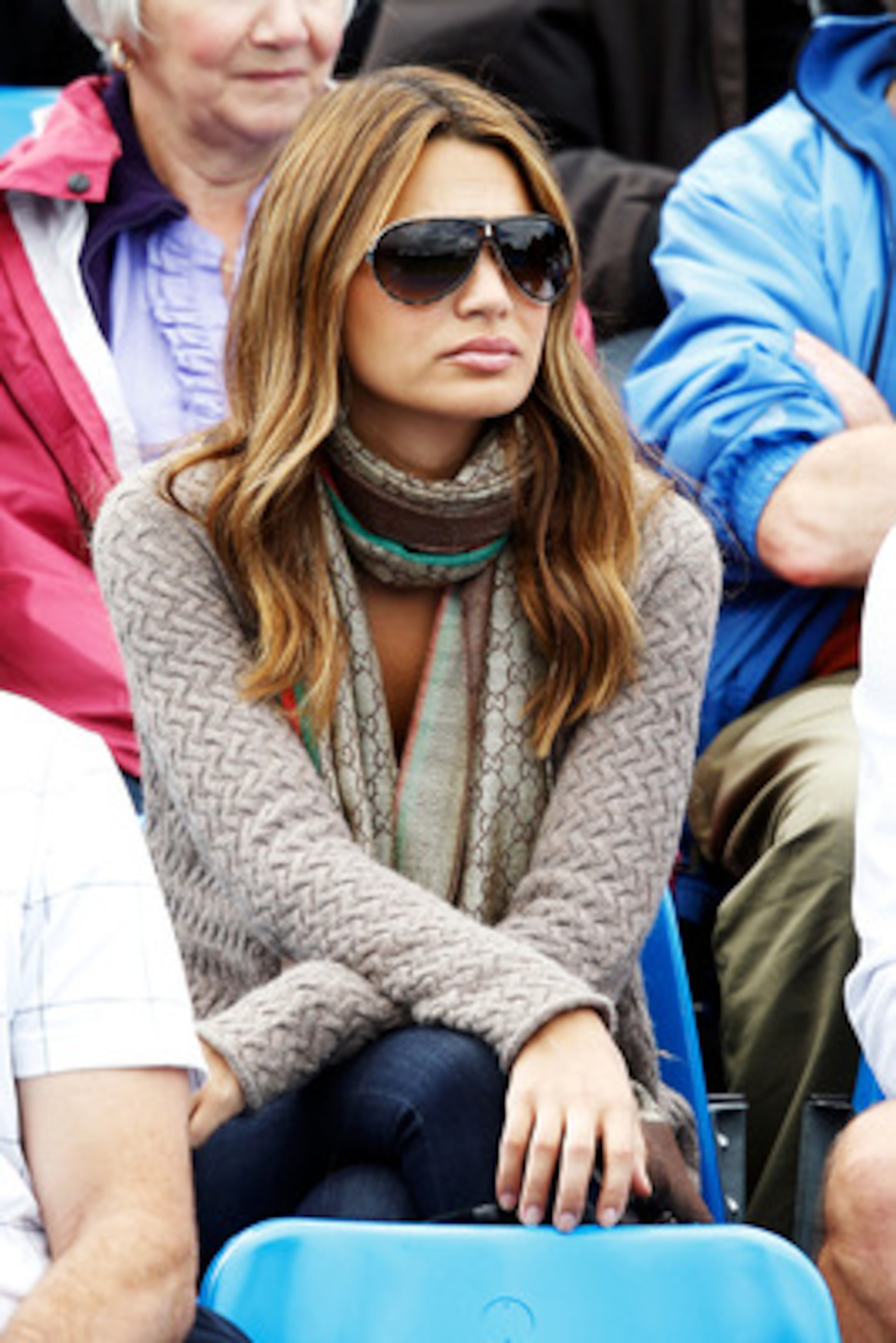 LONDON, ENGLAND - JUNE 08:  Stacey Gardner, the wife of tennis player Mardy Fish, attends the match men's first round match between Mardy Fish of USA  and Somdev Devvarman of India on Day 2 of the the AEGON Championships at Queen's Club on June 8, 2010 in