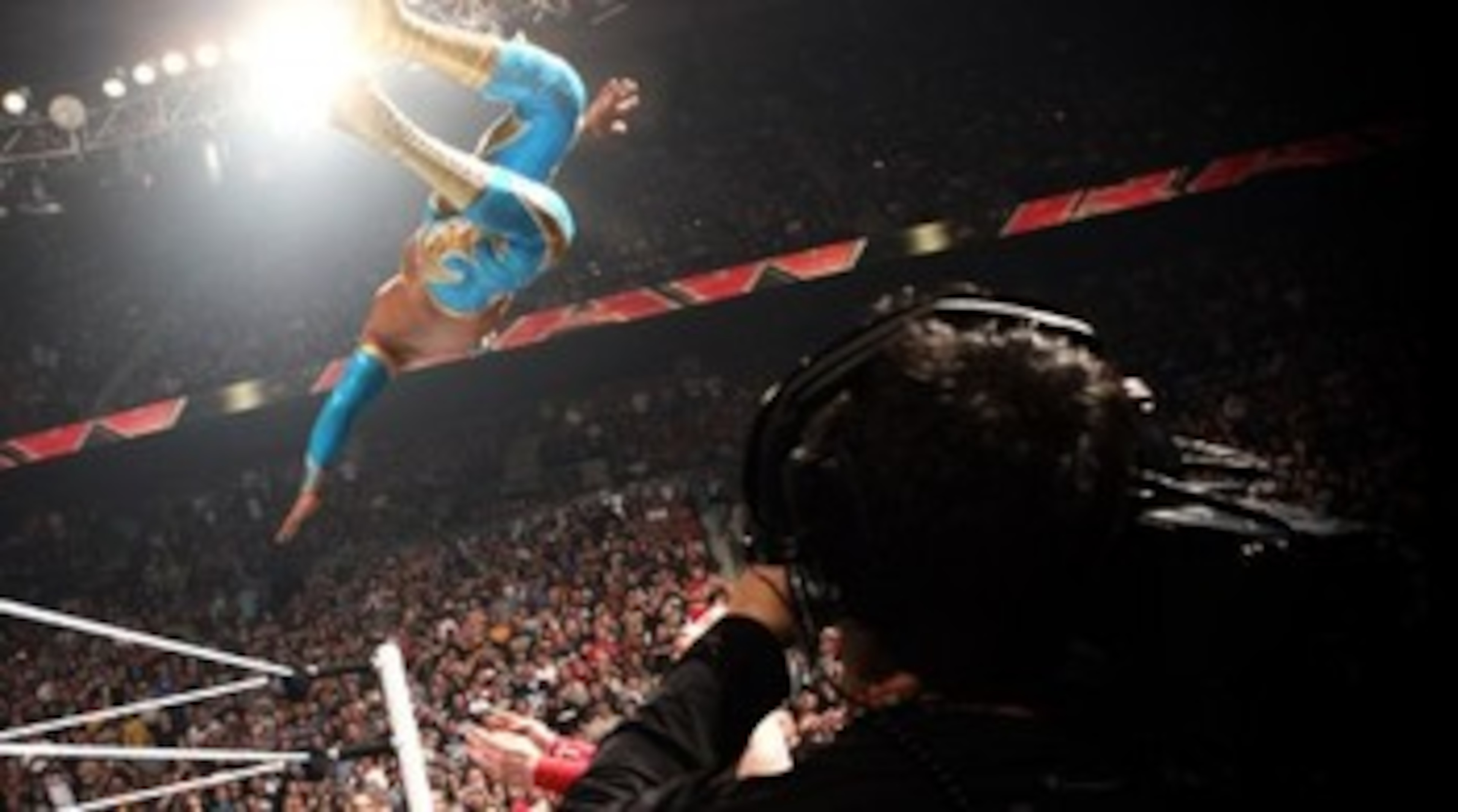 Its a bird. Its a plane. Its Sin Cara!