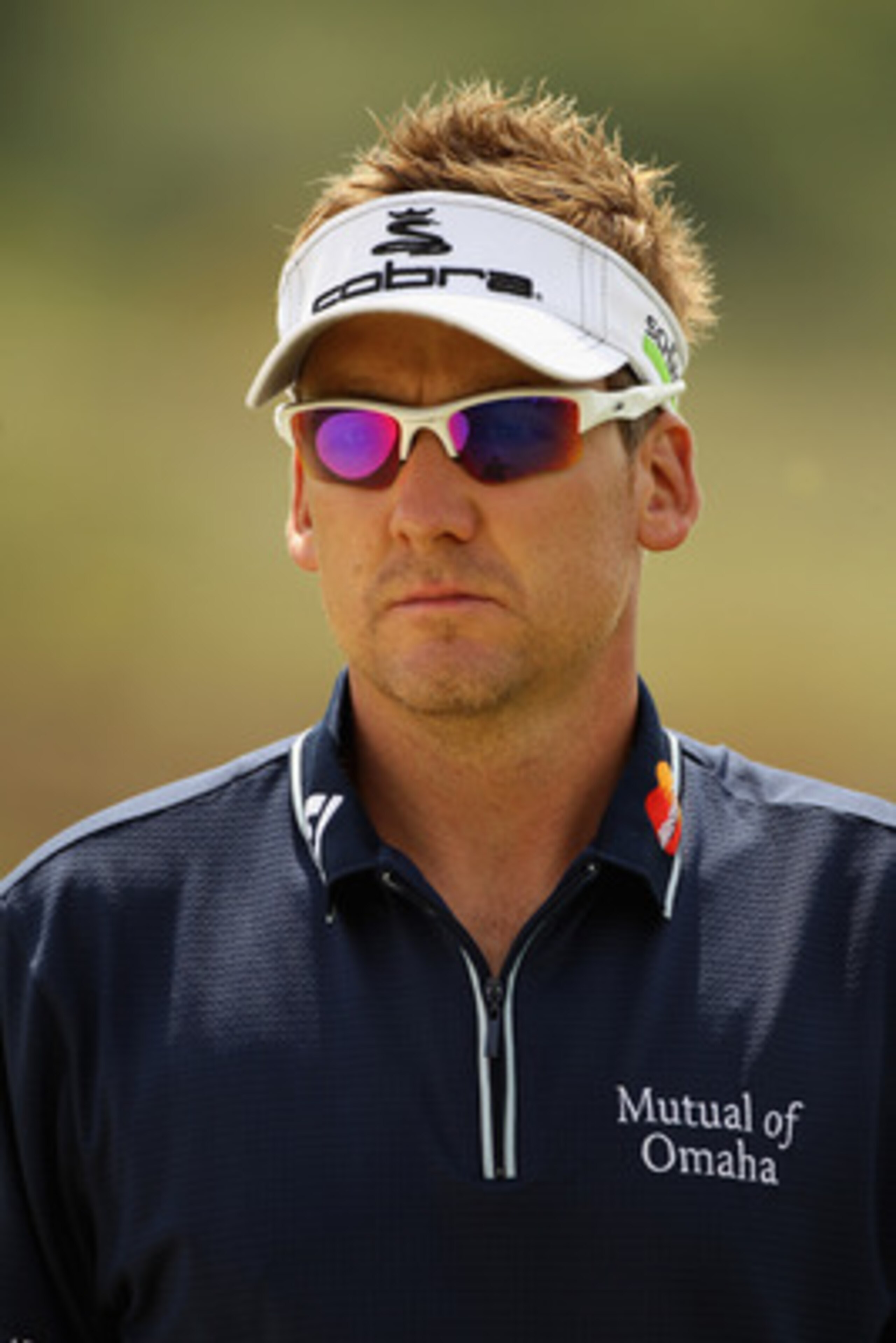 CASARES, SPAIN - MAY 19:  A portrait of Ian Poulter of England during the group stages of the Volvo World Match Play Championships at Finca Cortesin on May 19, 2011 in Casares, Spain.  (Photo by Warren Little/Getty Images)