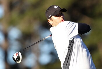 PEBBLE BEACH, CA - FEBRUARY 11: Professional football player Tony Romo hits from the 10th tee box at the AT&T Pebble Beach National Pro-Am- Round Two at the Spyglass golf club on February 11, 2011 in Pebble Beach, California. (Photo by Jed Jacobsohn/Get PEBBLE BEACH, CA - FEBRUARY 11: Professional football player Tony Romo hits from the 10th tee box at the AT&T Pebble Beach National Pro-Am- Round Two at the Spyglass golf club on February 11, 2011 in Pebble Beach, California. (Photo by Jed Jacobsohn/Get