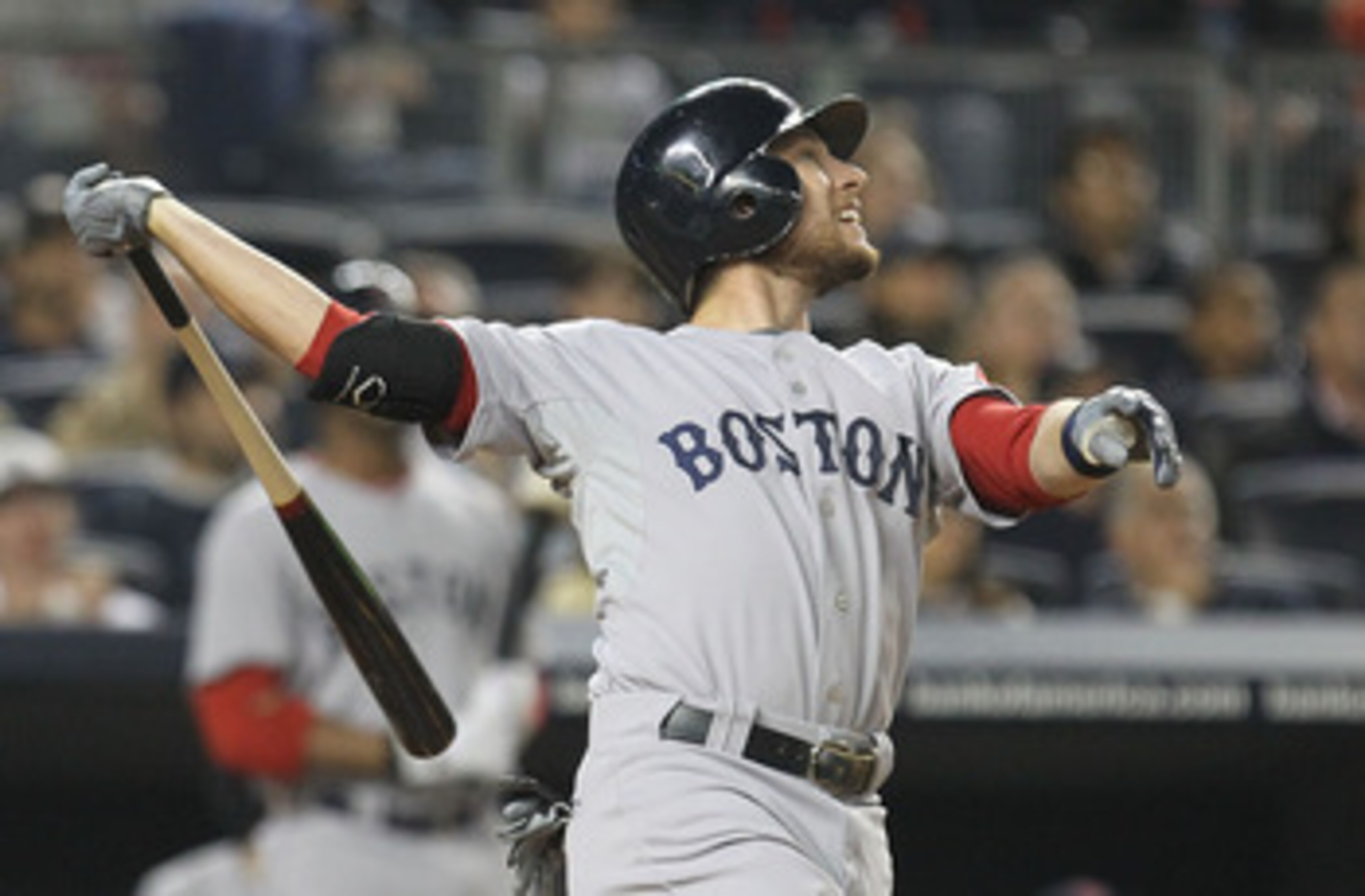 NEW YORK, NY - MAY 15:  Jed Lowrie #12 of the Boston Red Sox in action against the New York Yankees during their game on May 15, 2011 at Yankee Stadium in the Bronx borough of New York City.  (Photo by Al Bello/Getty Images)