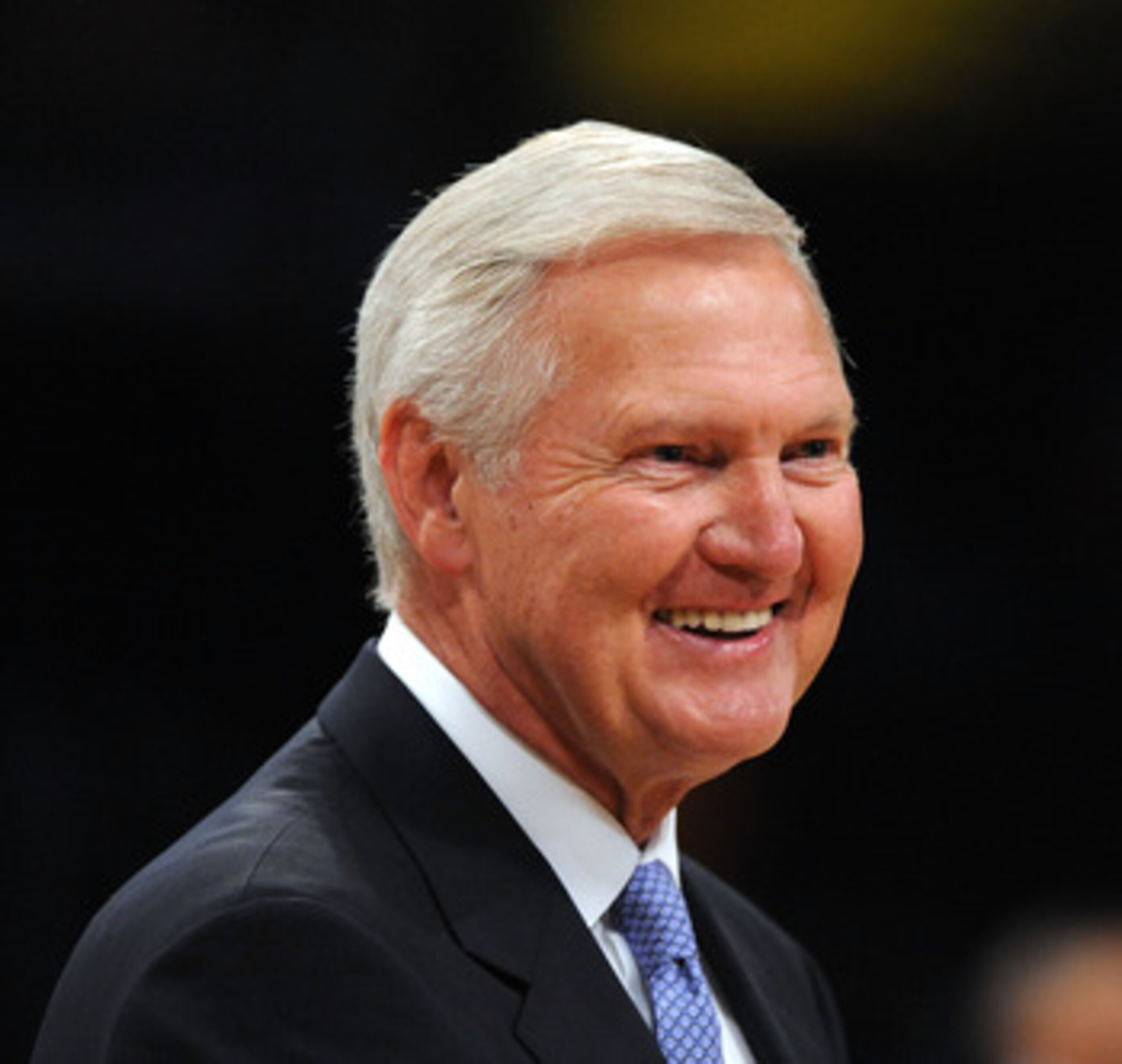 LOS ANGELES, CA - JUNE 03:  Former Lakers player and Genral Manager Jerry west looks on as the Boston Celtics play the Los Angeles Lakers in Game One of the 2010 NBA Finals at Staples Center on June 3, 2010 in Los Angeles, California.  NOTE TO USER: User