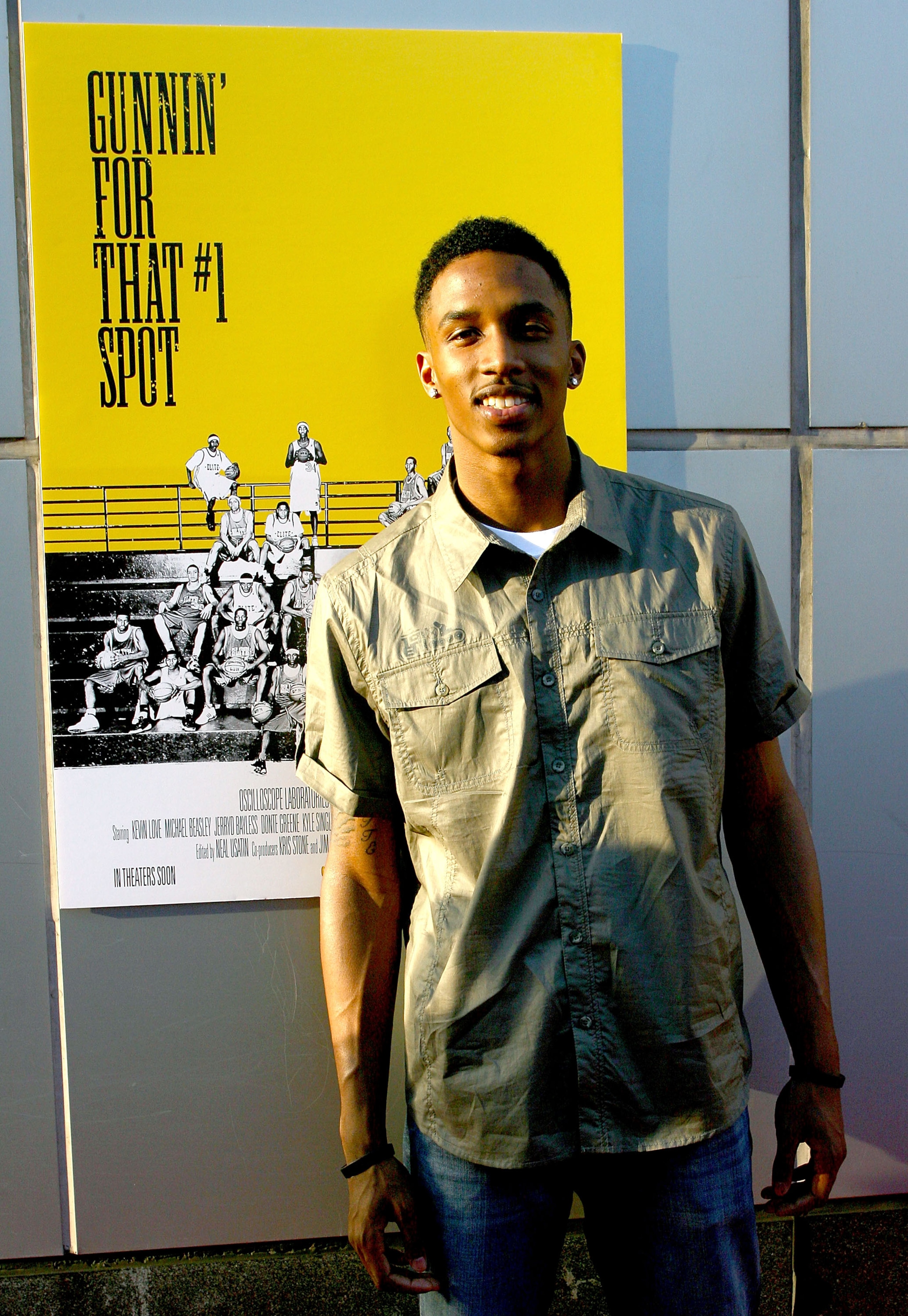 NEW YORK - JUNE 25:  Brandon Jennings attends the premiere of 'Gunnin' For That #1 Spot' on June 25, 2008 at the Magic Johnson Theatre in New York City.  (Photo by Scott Wintrow/Getty Images)