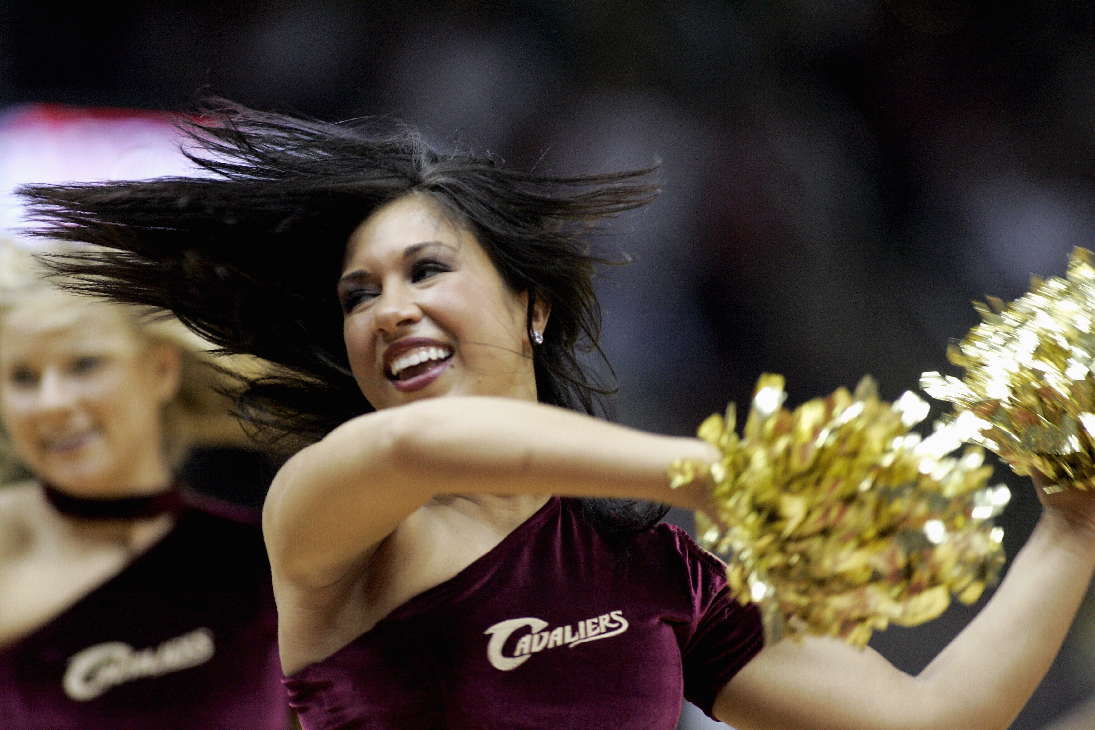 CLEVELAND - MAY 13: The Cleveland Cavaliers dance team performs in game three of the Eastern Conference Semifinals against the Detroit Pistons during the 2006 NBA Playoffs at Quicken Loans Arena on May 13, 2006 in Cleveland, Ohio. The Cavs defeated the Pi