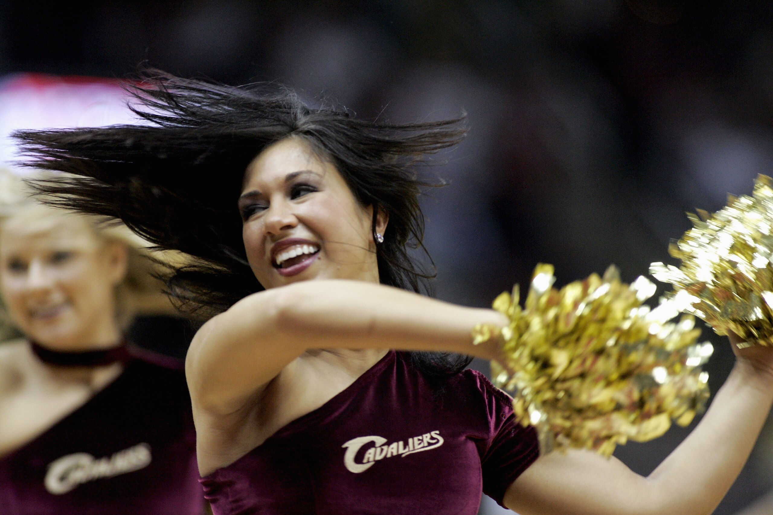 CLEVELAND - MAY 13: The Cleveland Cavaliers dance team performs in game three of the Eastern Conference Semifinals against the Detroit Pistons during the 2006 NBA Playoffs at Quicken Loans Arena on May 13, 2006 in Cleveland, Ohio. The Cavs defeated the Pi