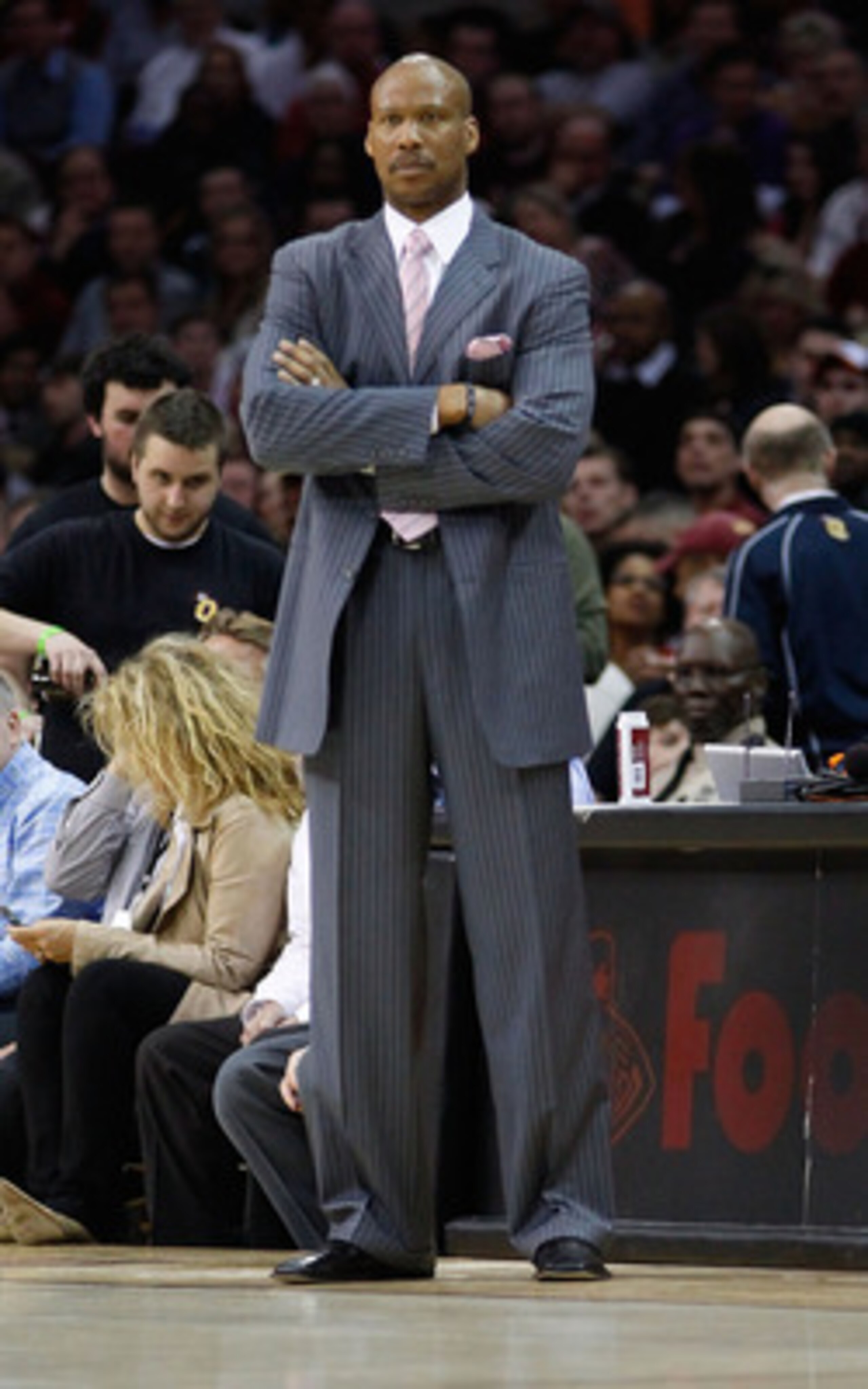 CLEVELAND - MARCH 29: Head coach Byron Scott of the Cleveland Cavaliers watches his team play during the game against the Miami Heat on March 29, 2011 at Quicken Loans Arena in Cleveland, Ohio. NOTE TO USER: User expressly acknowledges and agrees that, by CLEVELAND - MARCH 29: Head coach Byron Scott of the Cleveland Cavaliers watches his team play during the game against the Miami Heat on March 29, 2011 at Quicken Loans Arena in Cleveland, Ohio. NOTE TO USER: User expressly acknowledges and agrees that, by