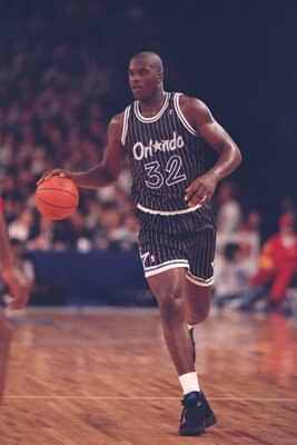 Center Shaquille O'Neal of the Orlando Magic.
