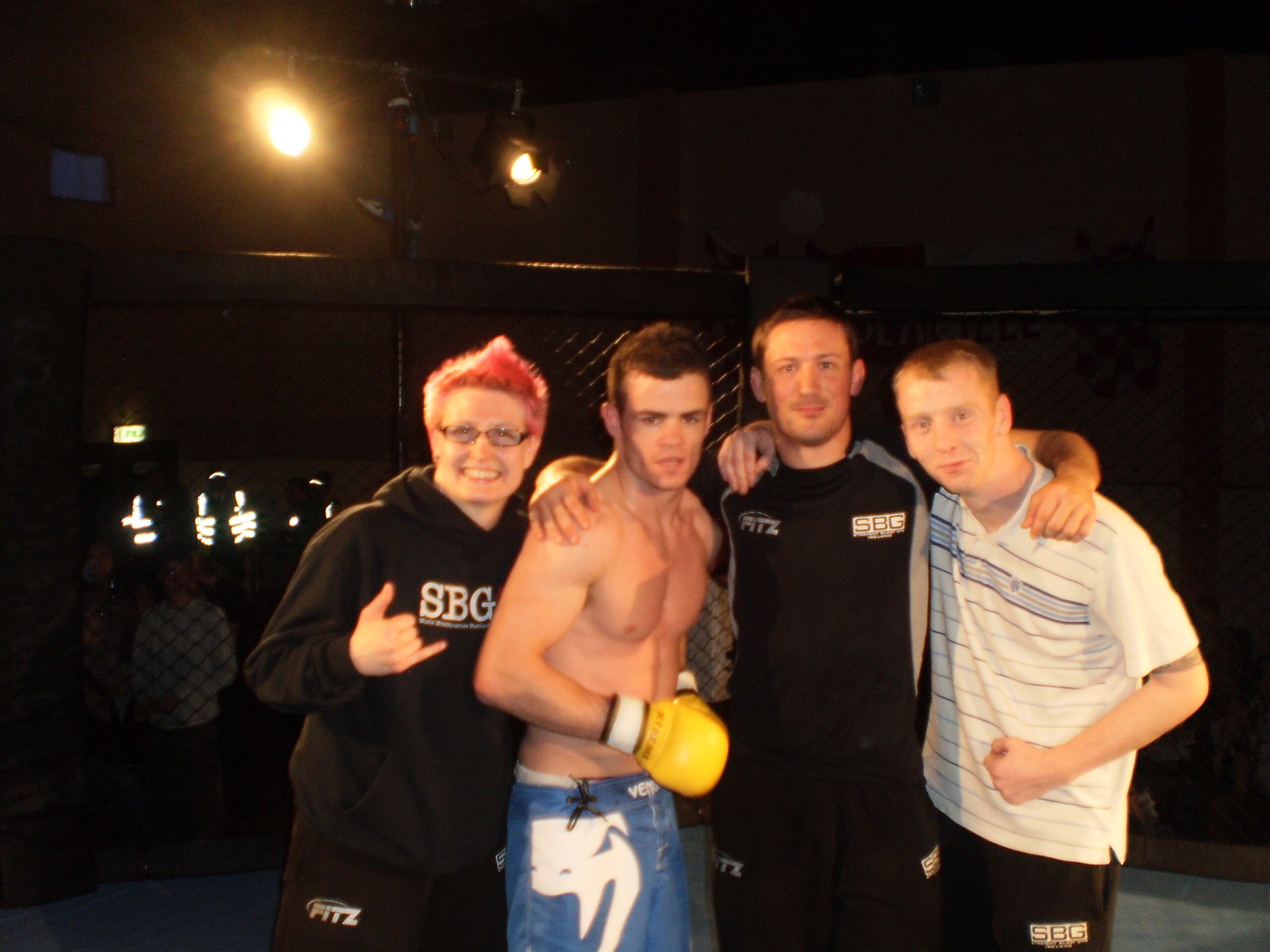 Keith Coady with SBGi's Aisling Daly, John Kavanagh and Paddy Holohan