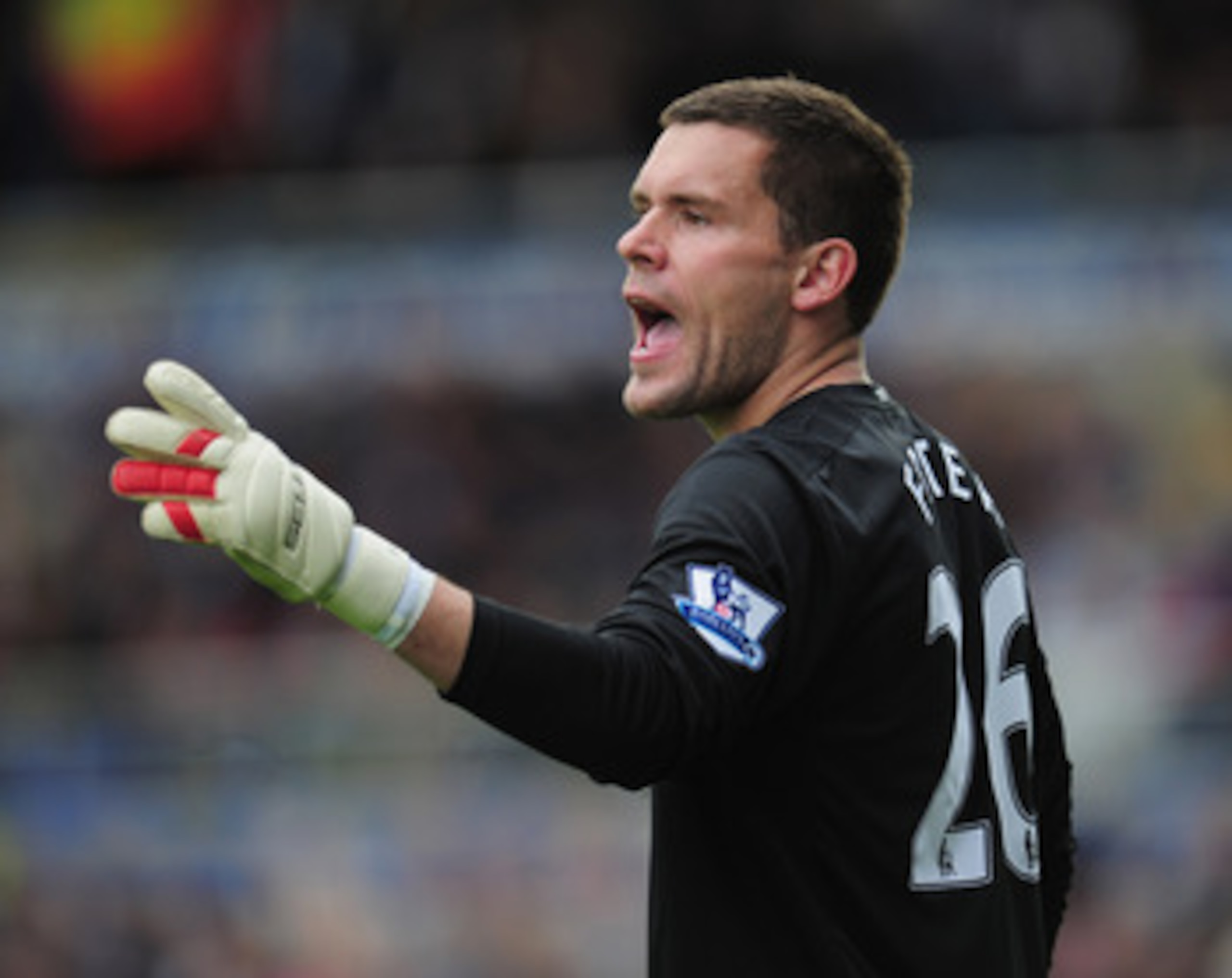 BIRMINGHAM, ENGLAND - MAY 15: Ben Foster of Birmingham City shouts instructions during the Barclays Premier League match between Birmingham City and Fulham at St. Andrews on May 15, 2011 in Birmingham, England. (Photo by Shaun Botterill/Getty Images) BIRMINGHAM, ENGLAND - MAY 15: Ben Foster of Birmingham City shouts instructions during the Barclays Premier League match between Birmingham City and Fulham at St. Andrews on May 15, 2011 in Birmingham, England. (Photo by Shaun Botterill/Getty Images)